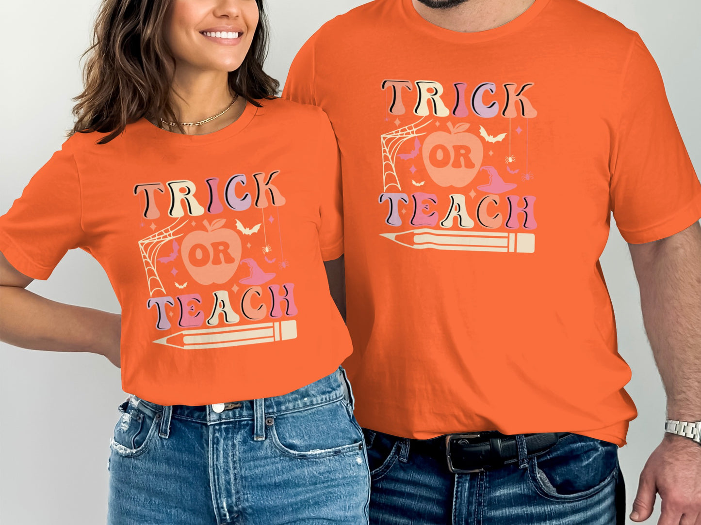 Halloween Trick or Teach Graphic T-Shirt product