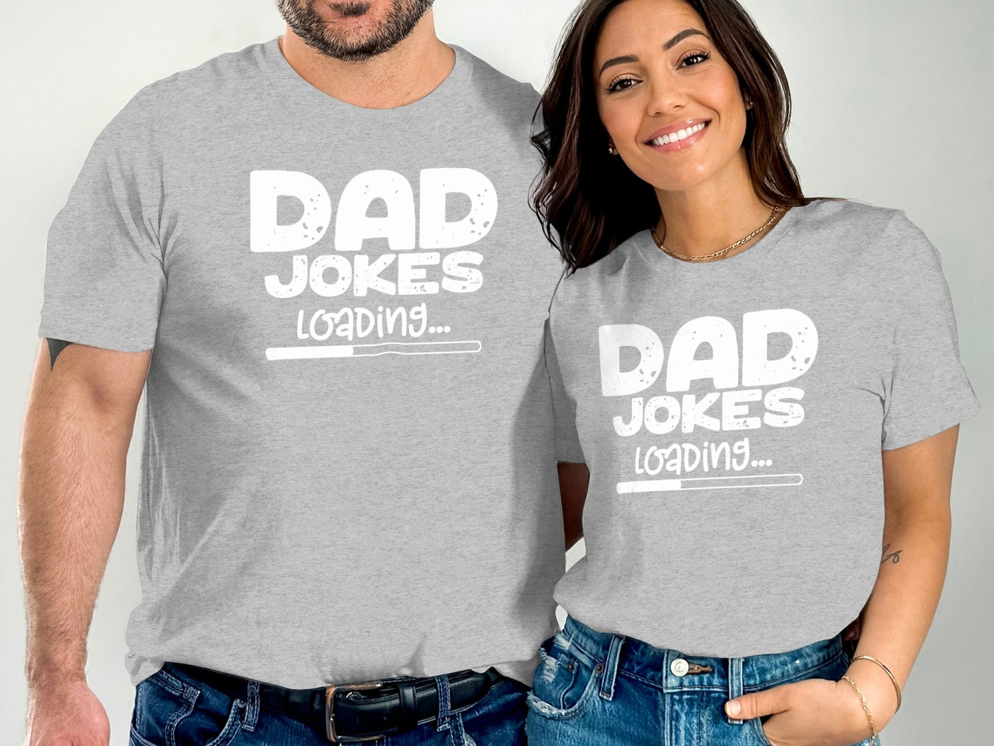 Dad Jokes Loading Graphic Print T-shirt product