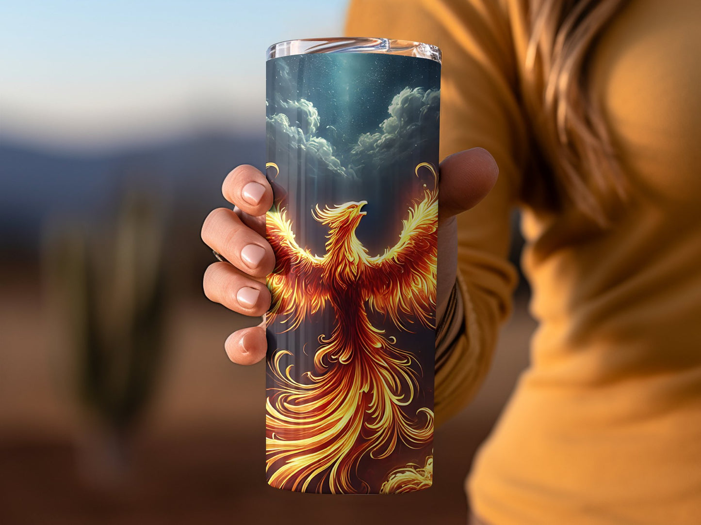 Phoenix Rising Design Vacuum Insulated Tumbler product