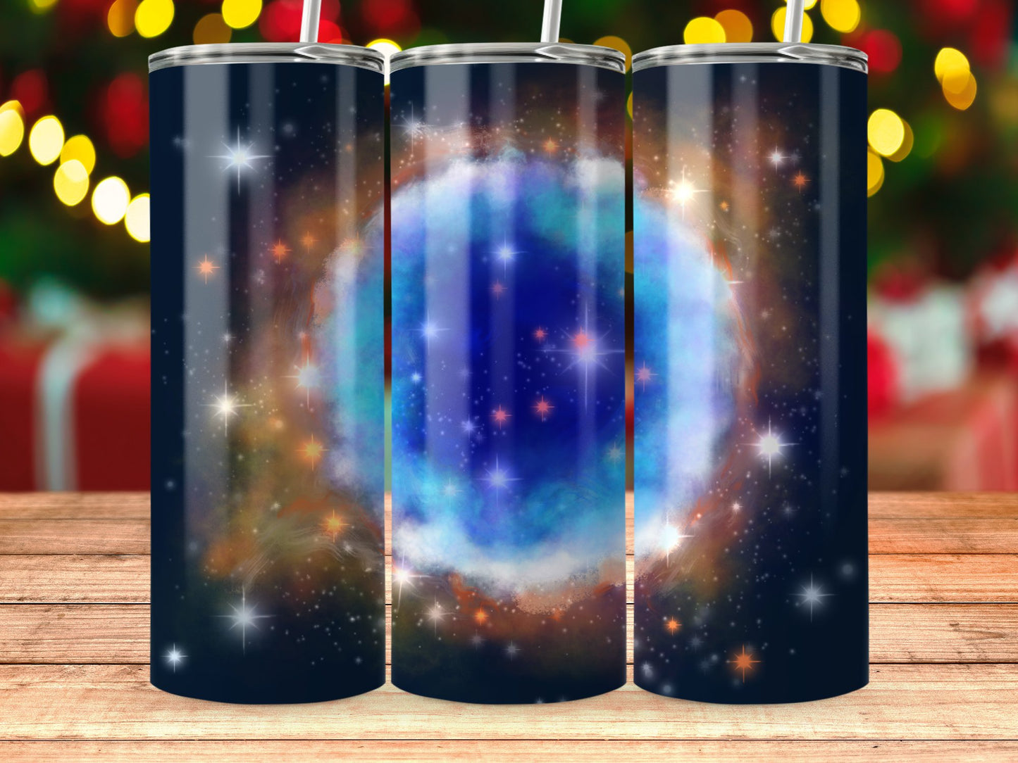 Cosmic Nebula Pattern Insulated Tumbler product