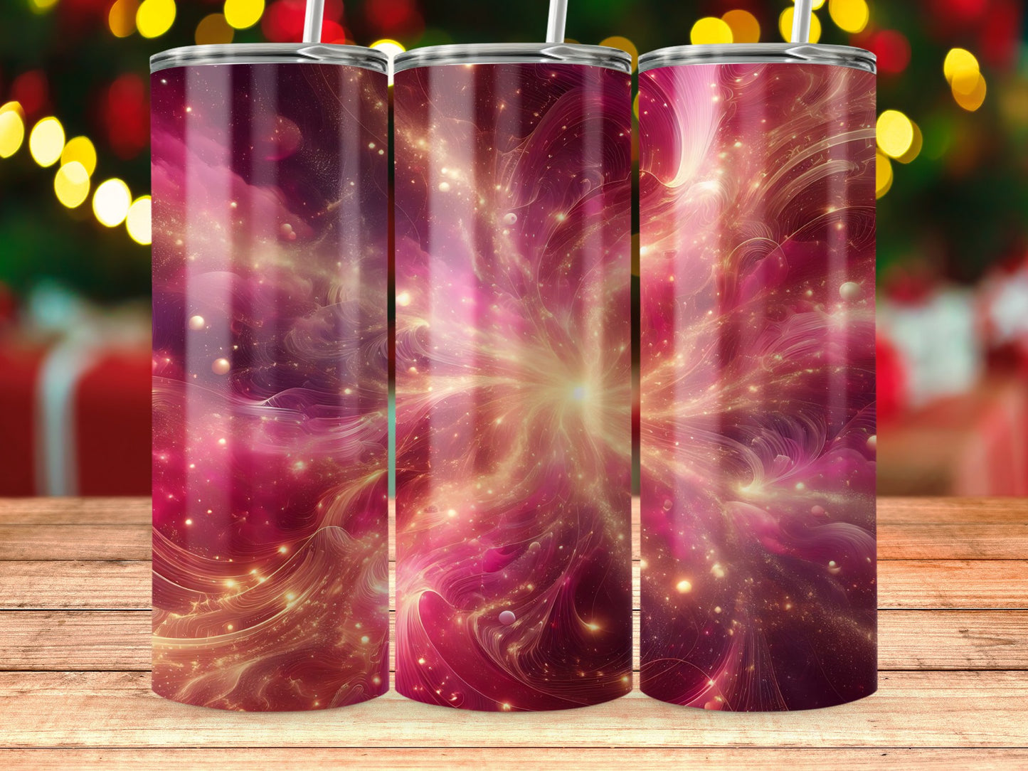 Cosmic Vortex Design Tumbler Perfect Custom Product