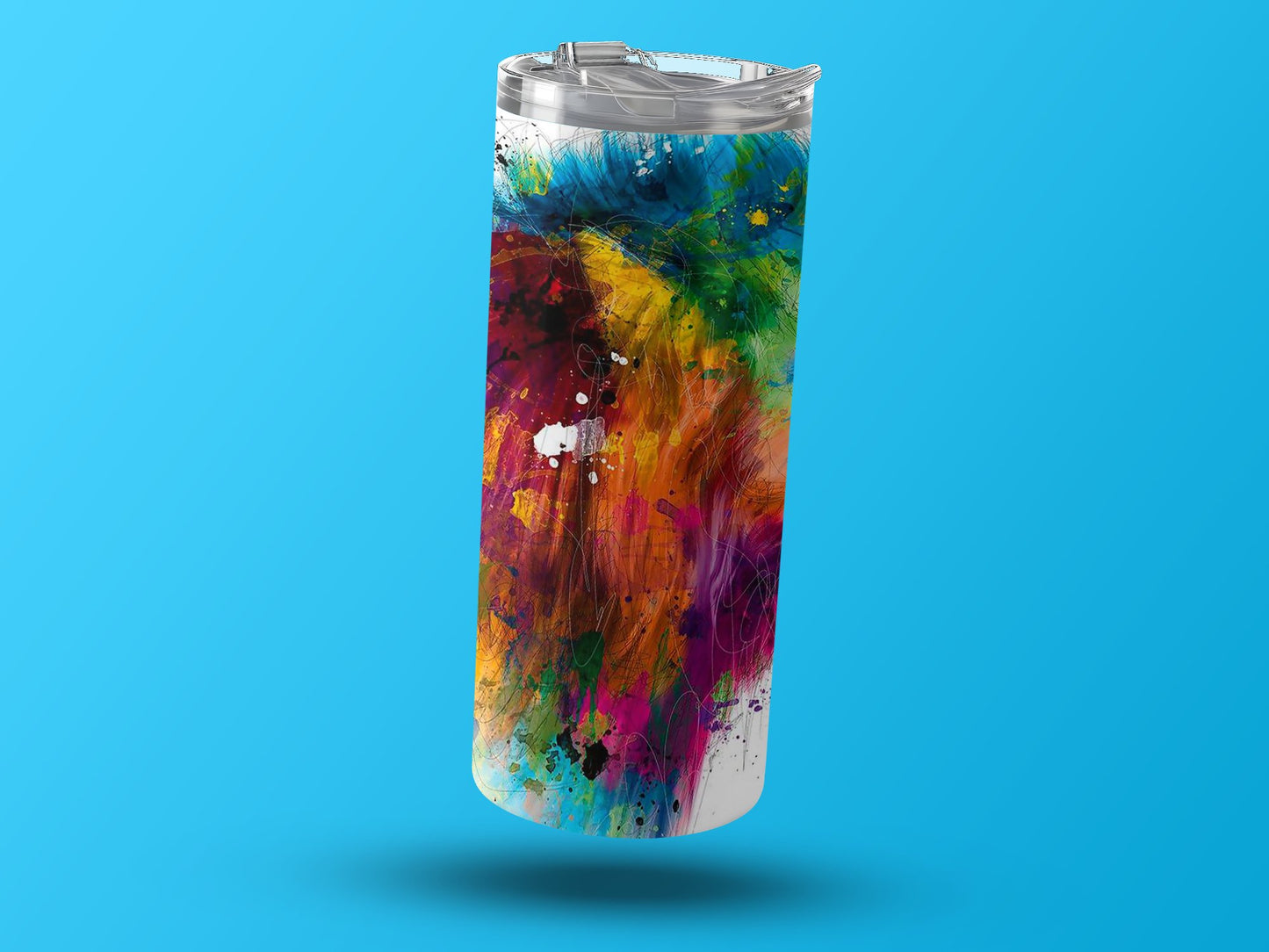 Colorful Abstract Art Travel Tumbler Drinkware product