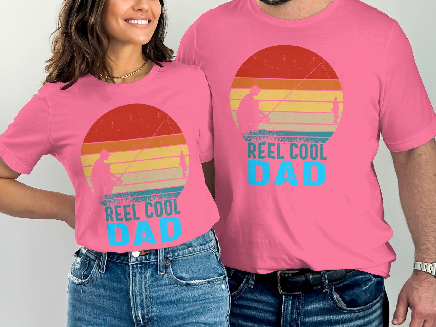 Reel Cool Dad Graphic Tee Shirt Product Type