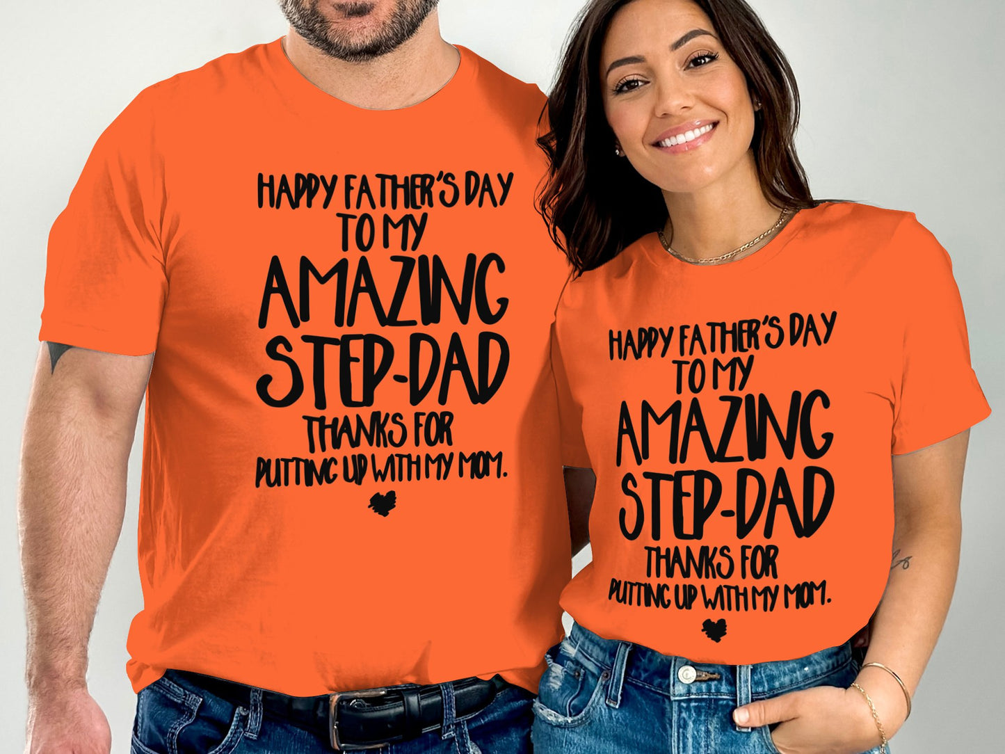 Happy Father's Day To My Amazing Step-Dad Shirt Product