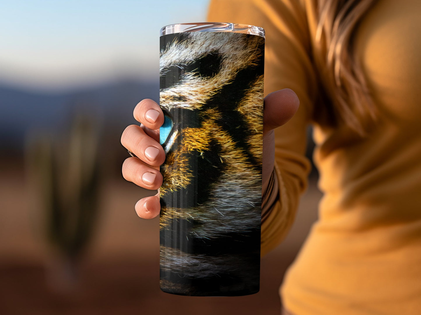 Tiger Eye Design Insulated Stainless Steel Tumbler product