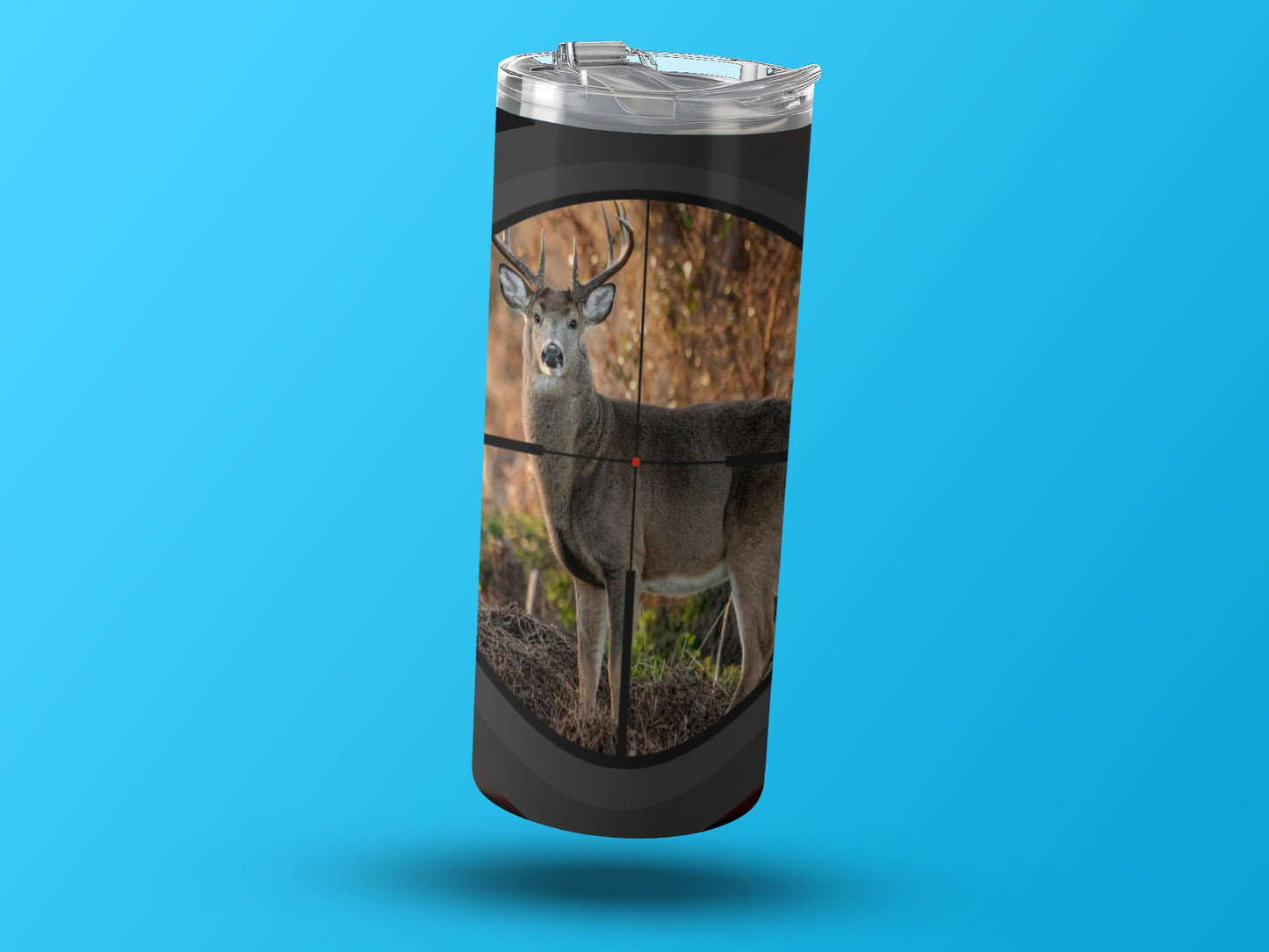 Hunting Deer Crosshair Design Custom Tumbler product