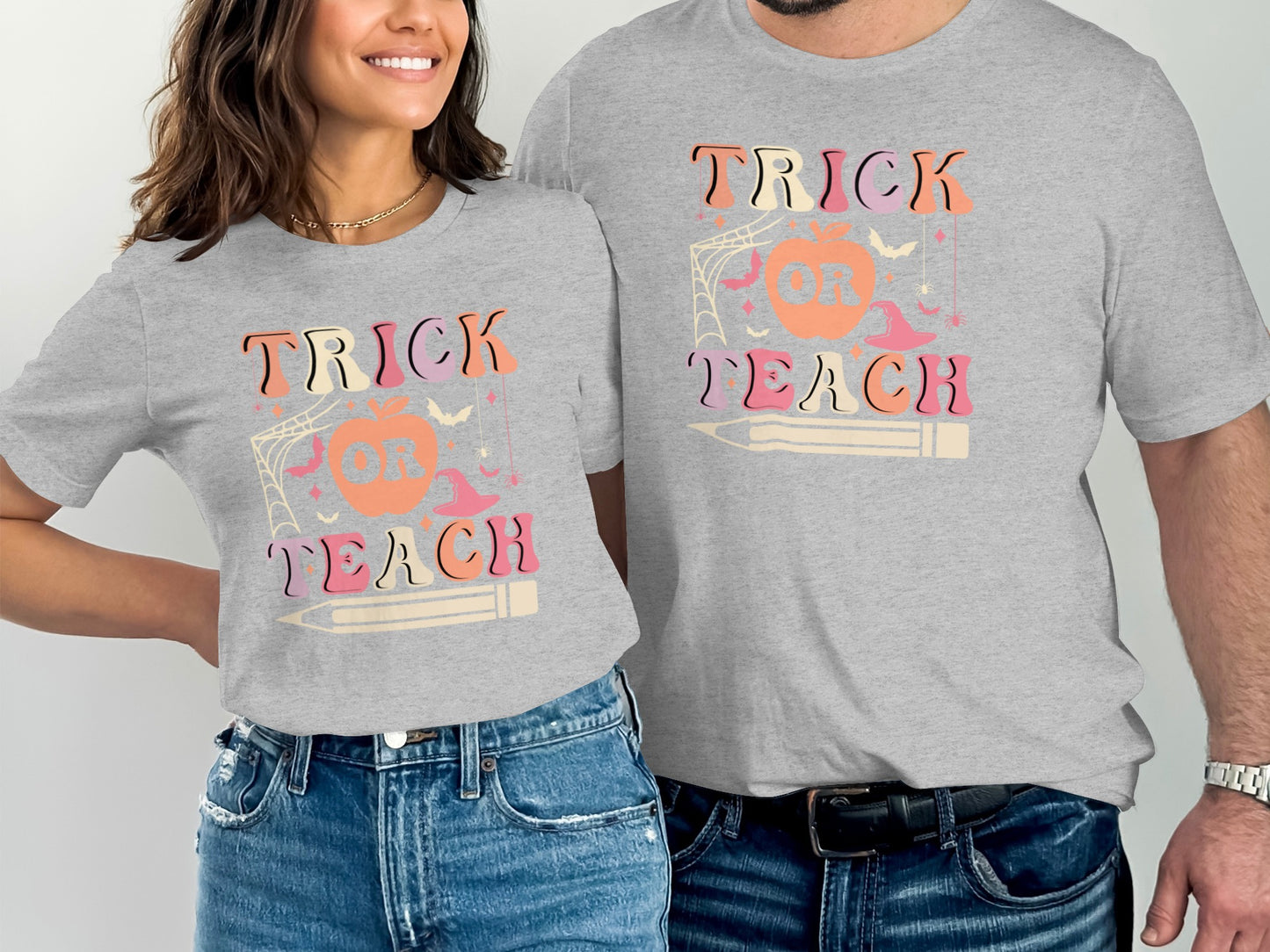 Trick Or Teach Halloween Graphic Tee product