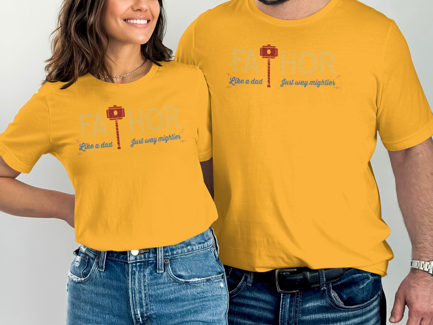 FAHOR Like a Dad Just Way Mightier T-shirt product