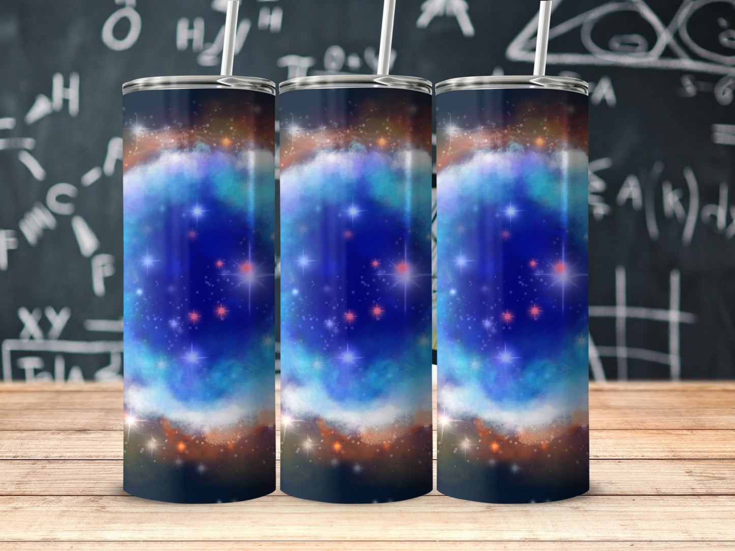 Colorful Cosmic Galaxy Print Tumbler For Drink Lovers product