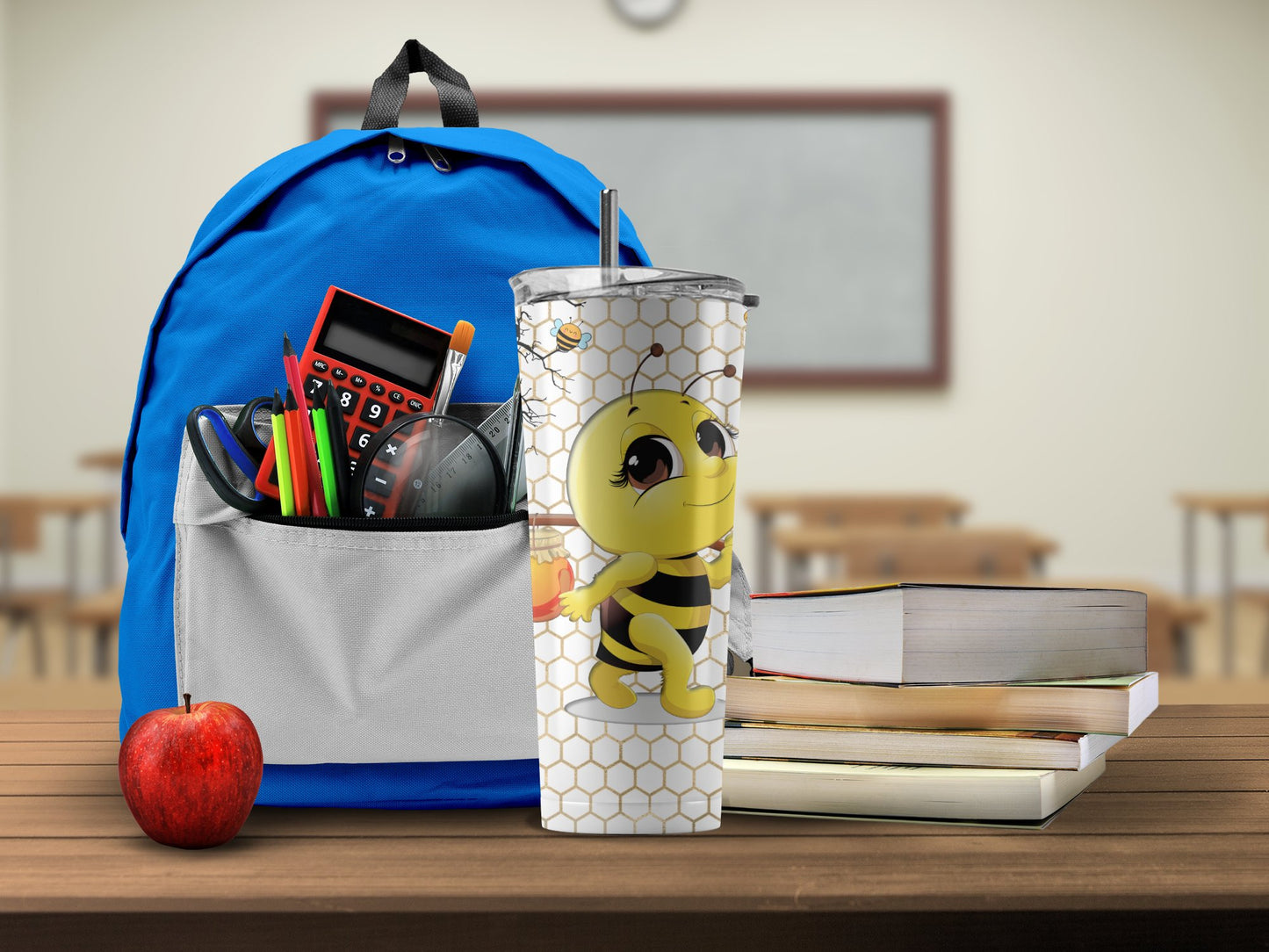 Cheerful Bee Graphic Tumbler for Kids Product