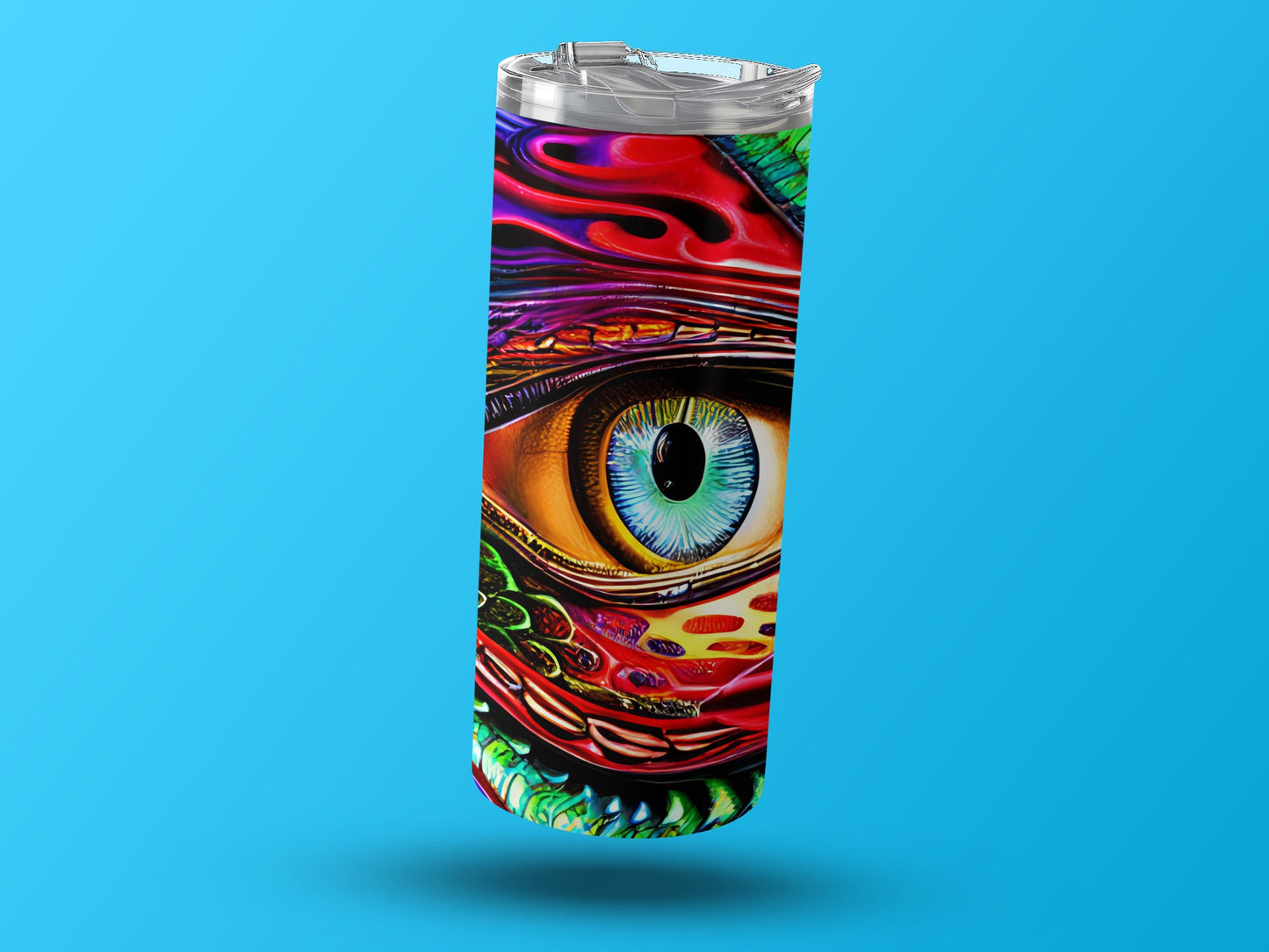 Colorful Eye Design Insulated Travel Tumbler product