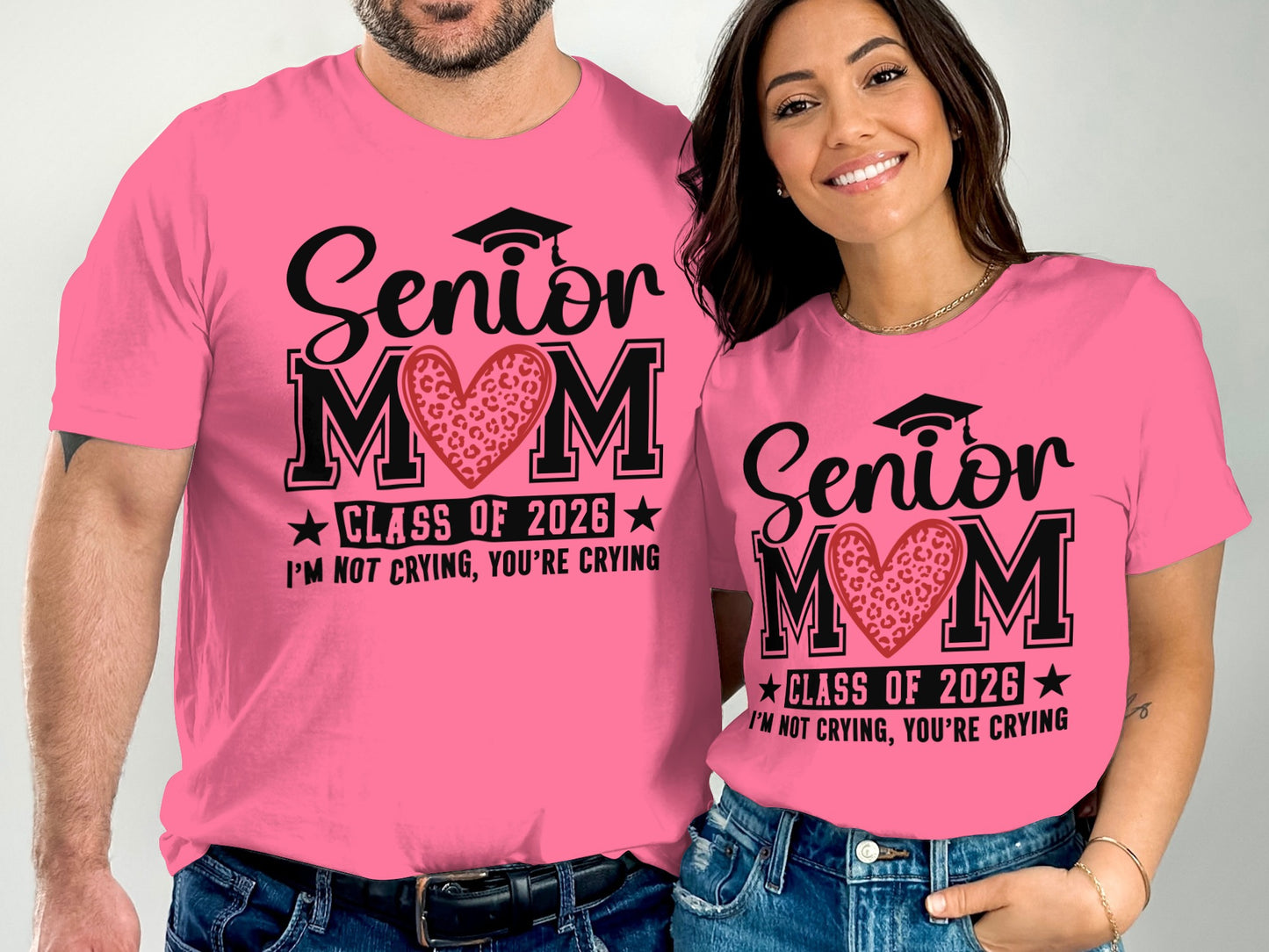 Senior Mom Class Of 2026 I'm Not Crying Shirt product type
