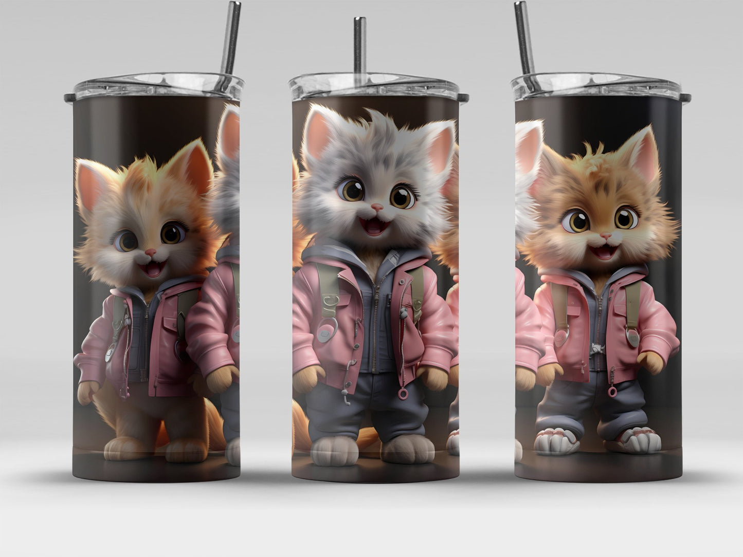Cute Character Printed Stainless Steel Tumbler product
