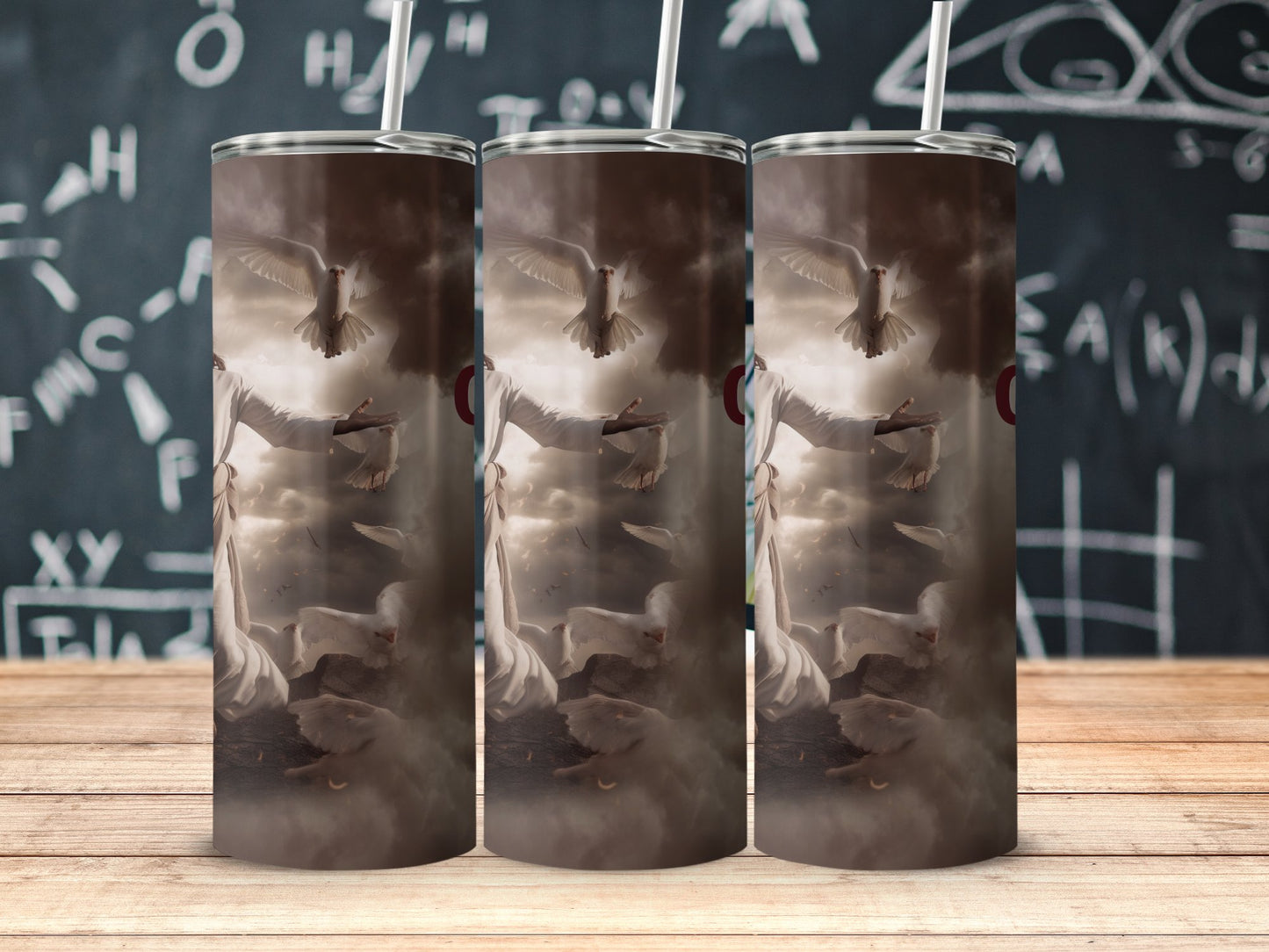 Reusable Insulated Divine Peace Travel Tumbler product