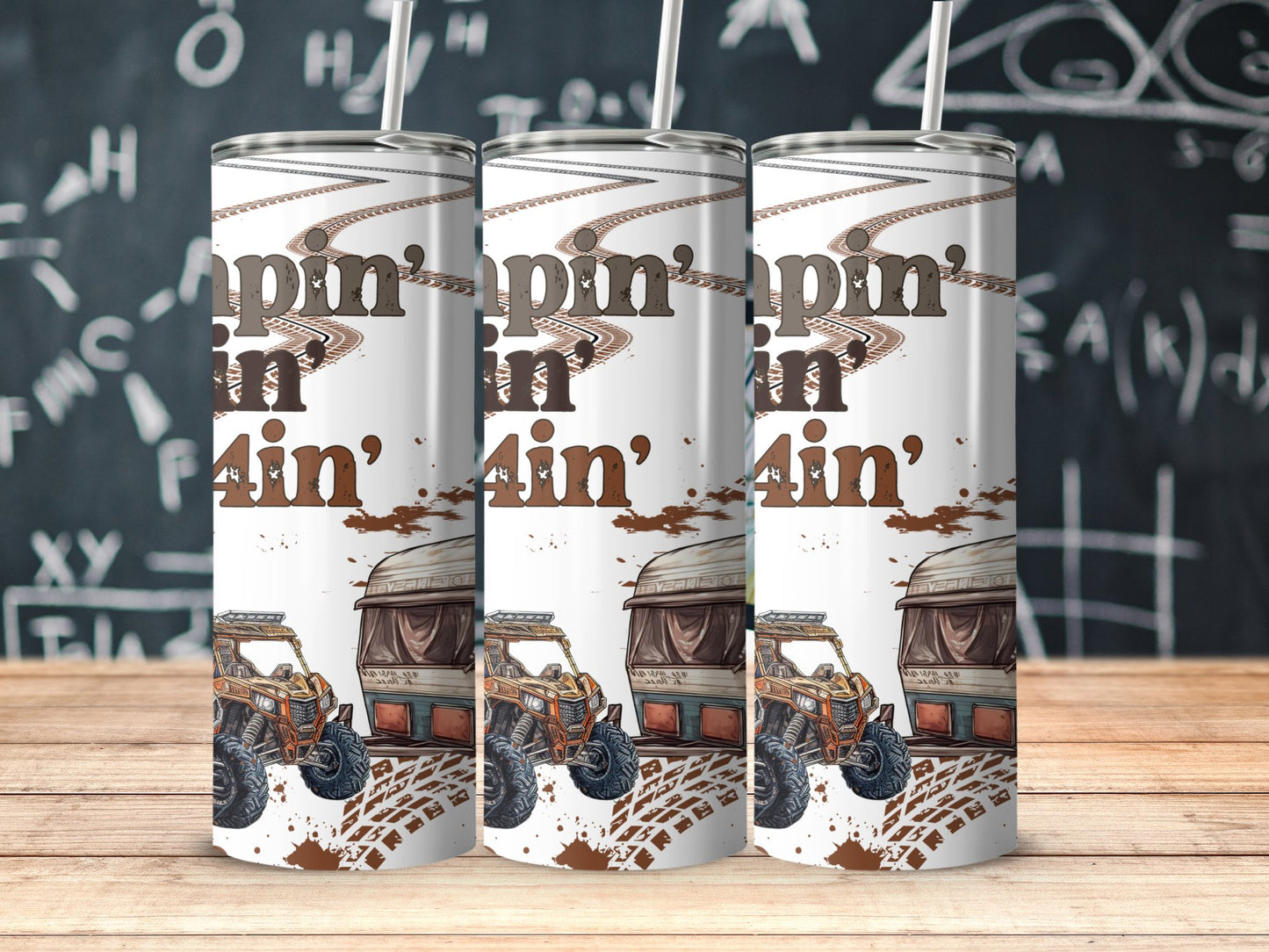 Muddy Adventure 4 Wheelin' Sublimation Tumbler product