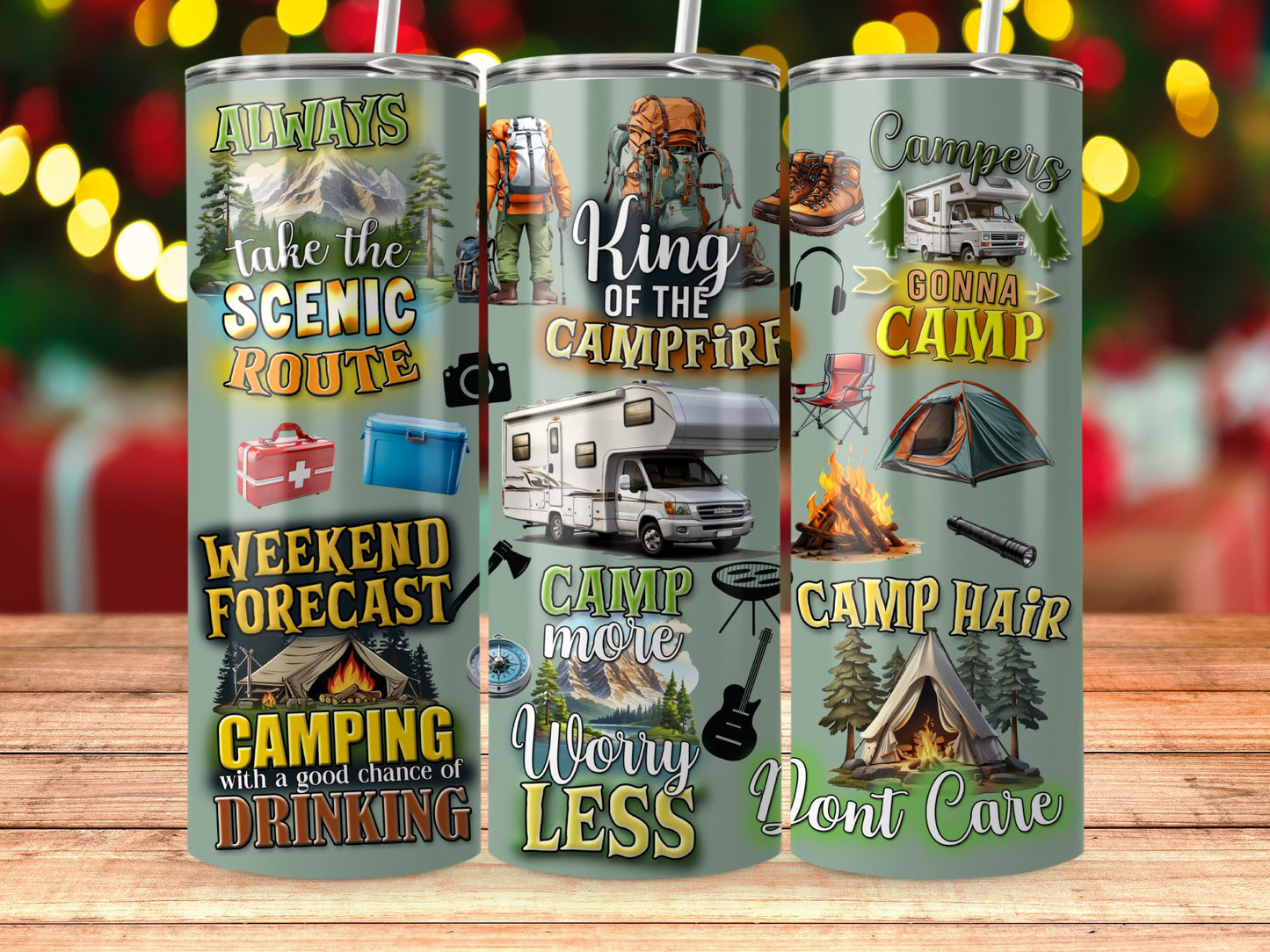 Scenic Route King of the Campfire Camper Product