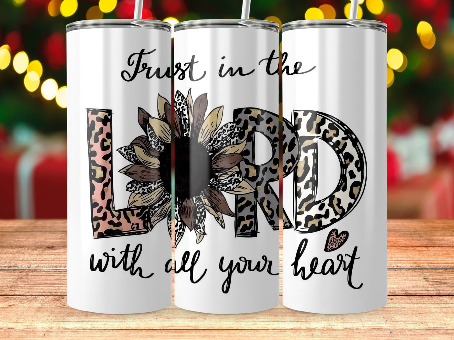 Trust in the Lord with All Your Heart tumbler product