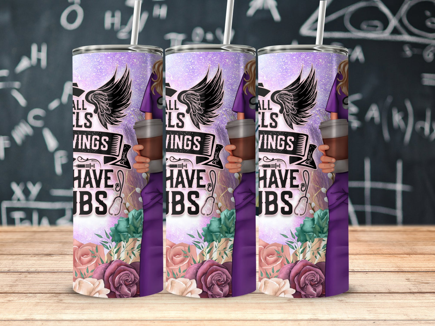 All Girls With Wings Have Jobs Tumbler product