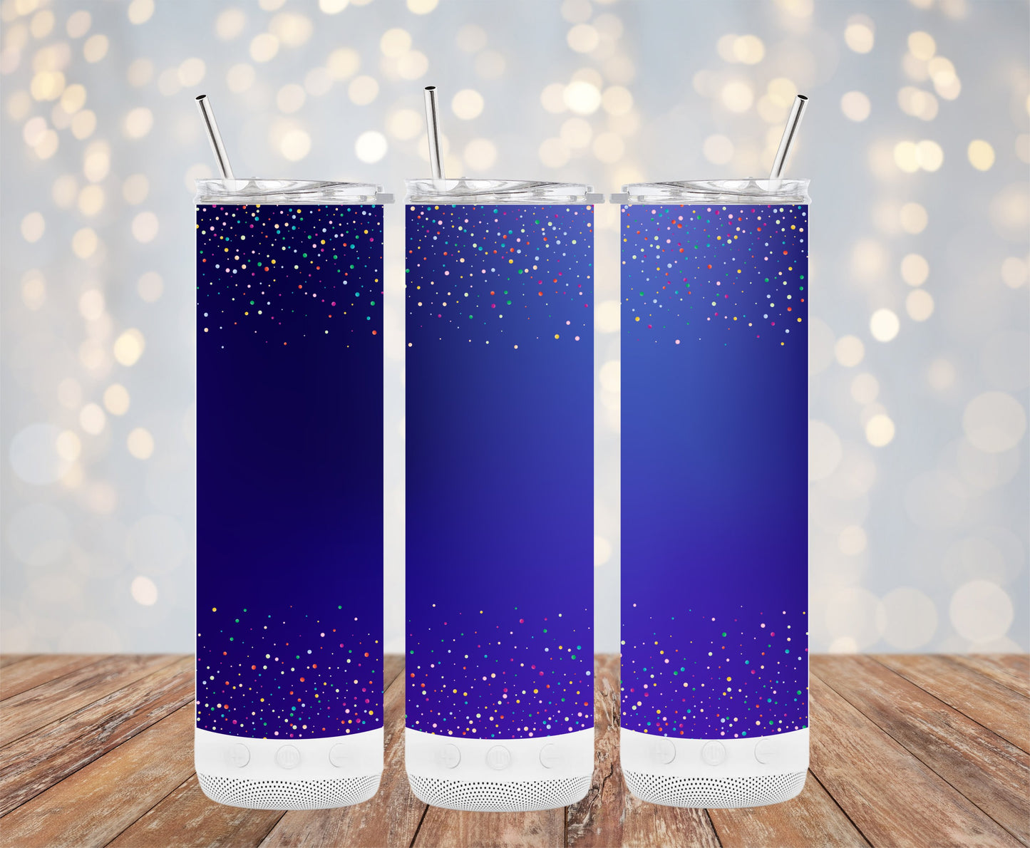 Sparkling Point Blue Tumbler Set with Lids product type