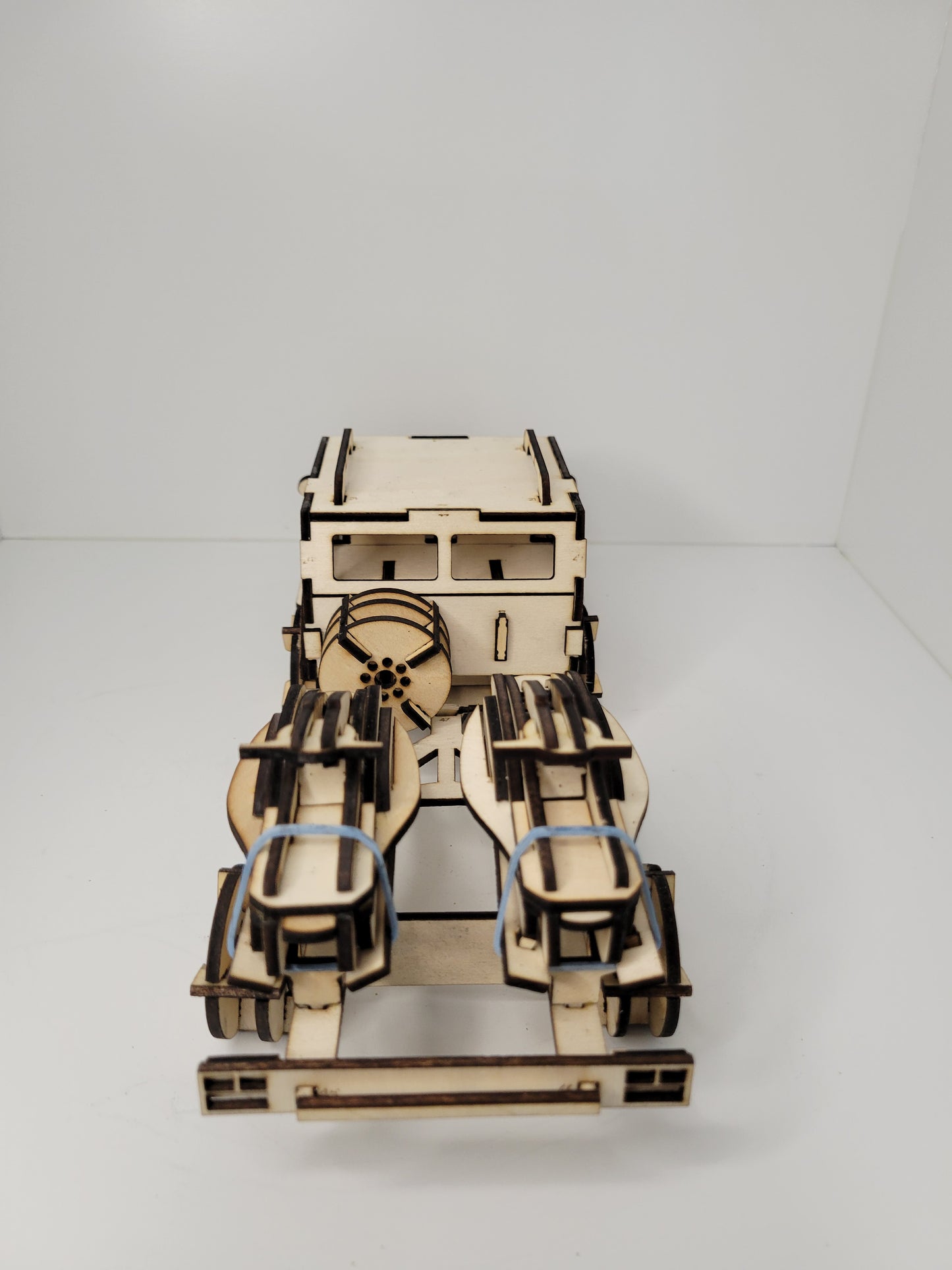 Wooden Miniature Truck with Detailed Design Toy Model