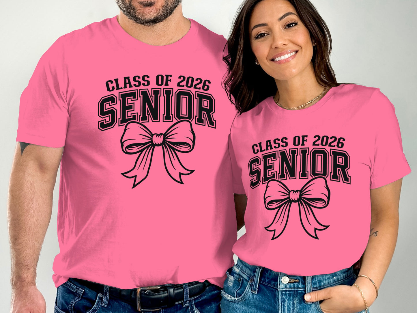 Class of 2026 Senior Pink Shirt Couples Matching product type