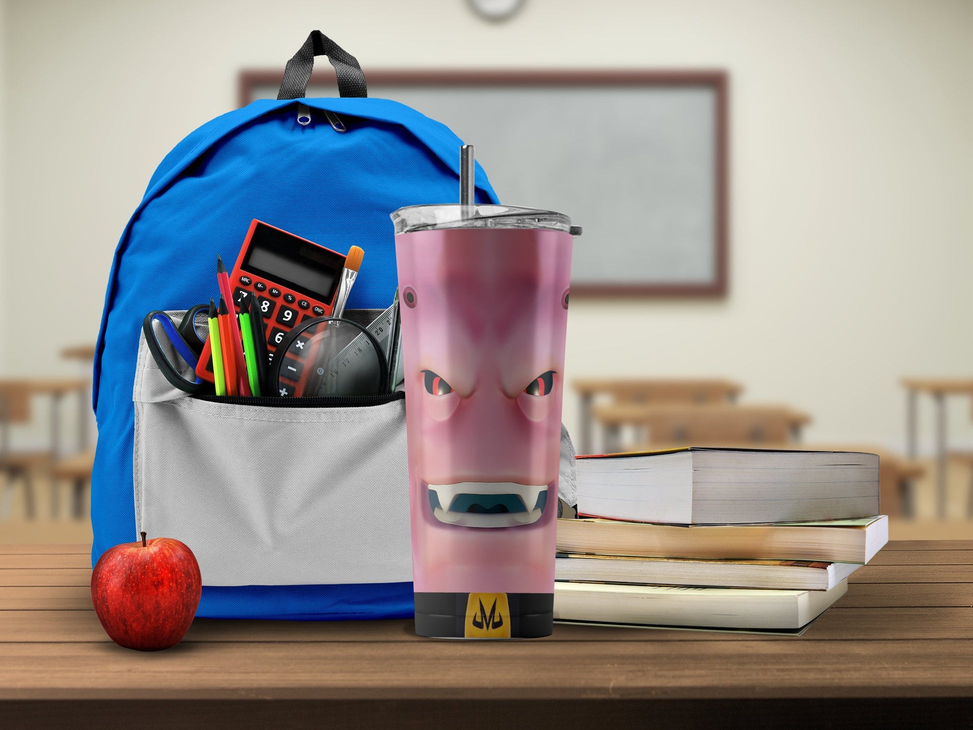 Angry Face Red Tumbler Perfect for Any Occasion product