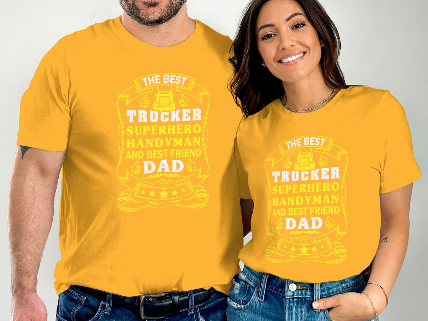 The Best Trucker Superhero Handyman And Best Friend Dad product type