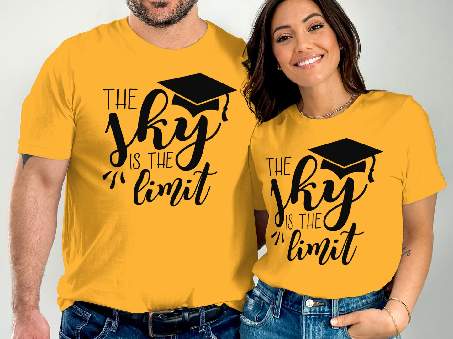 The Sky Is The Limit Graduation Themed T-shirt Product