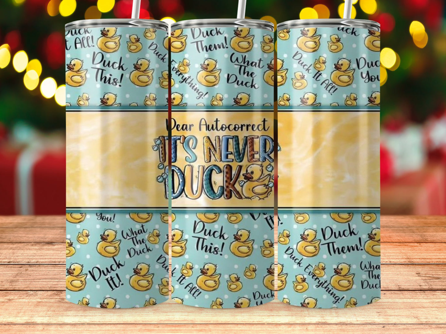 Dear Autocorrect It's Never Duck Said Mug product type