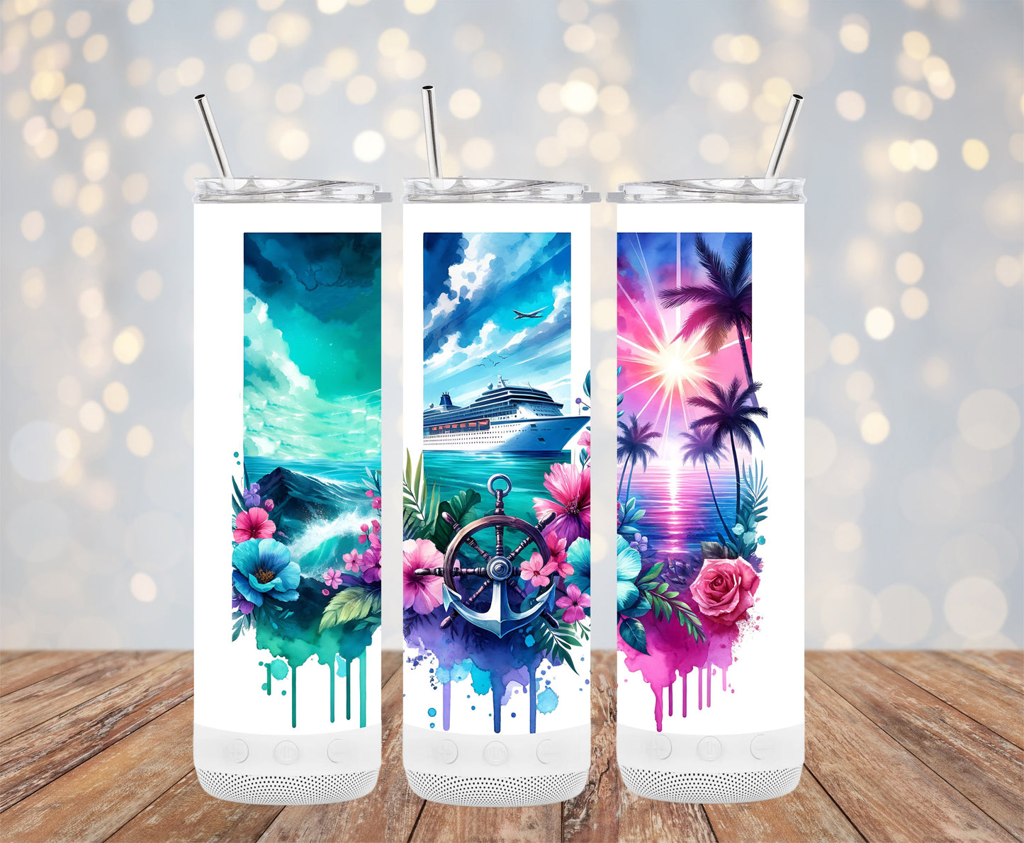 Tropical Cruise Scenic Designs Tumbler product