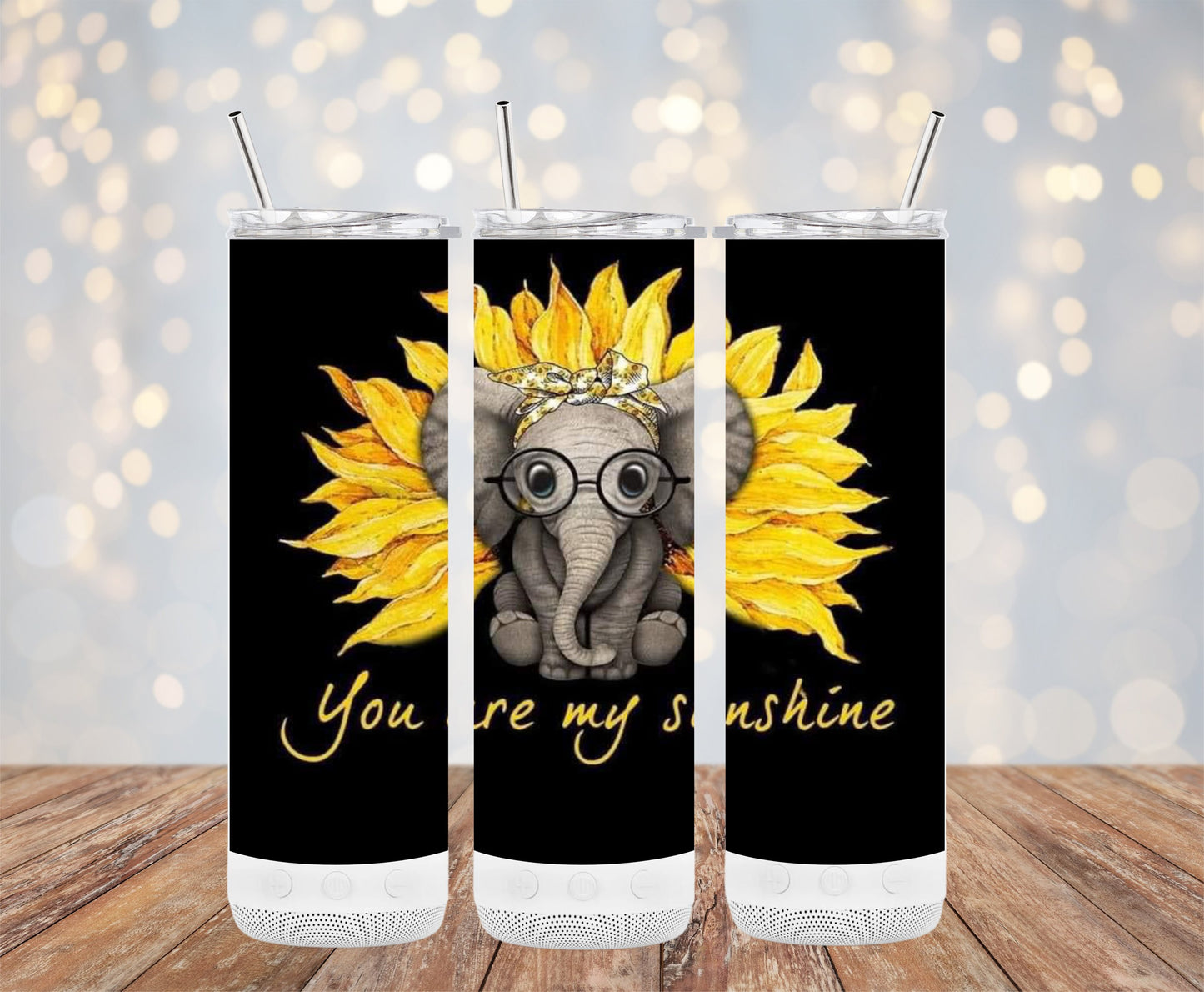 You Are My Sunshine Elephant Tumbler Product