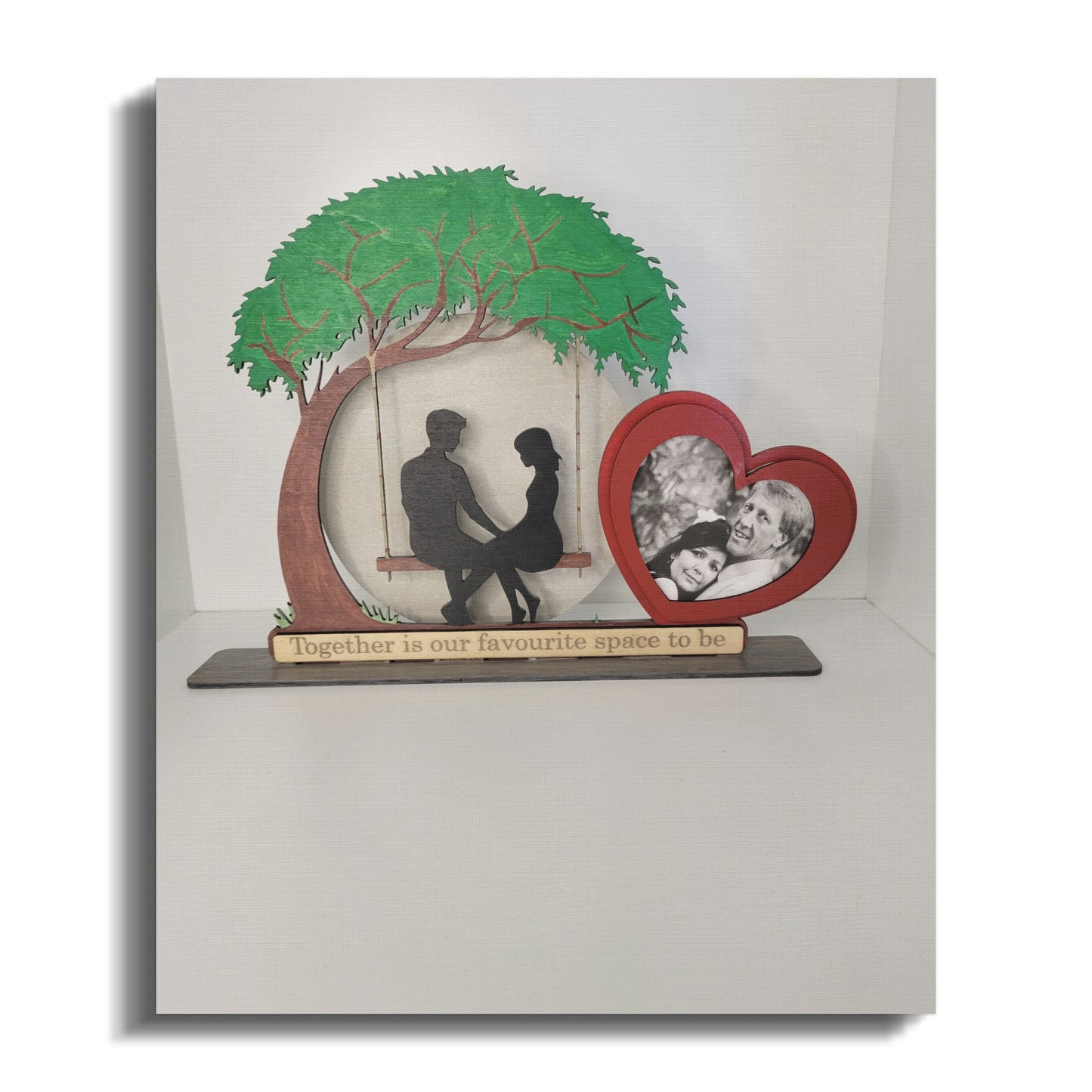 Romantic Couple Photo Frame Together Favourite Spaces