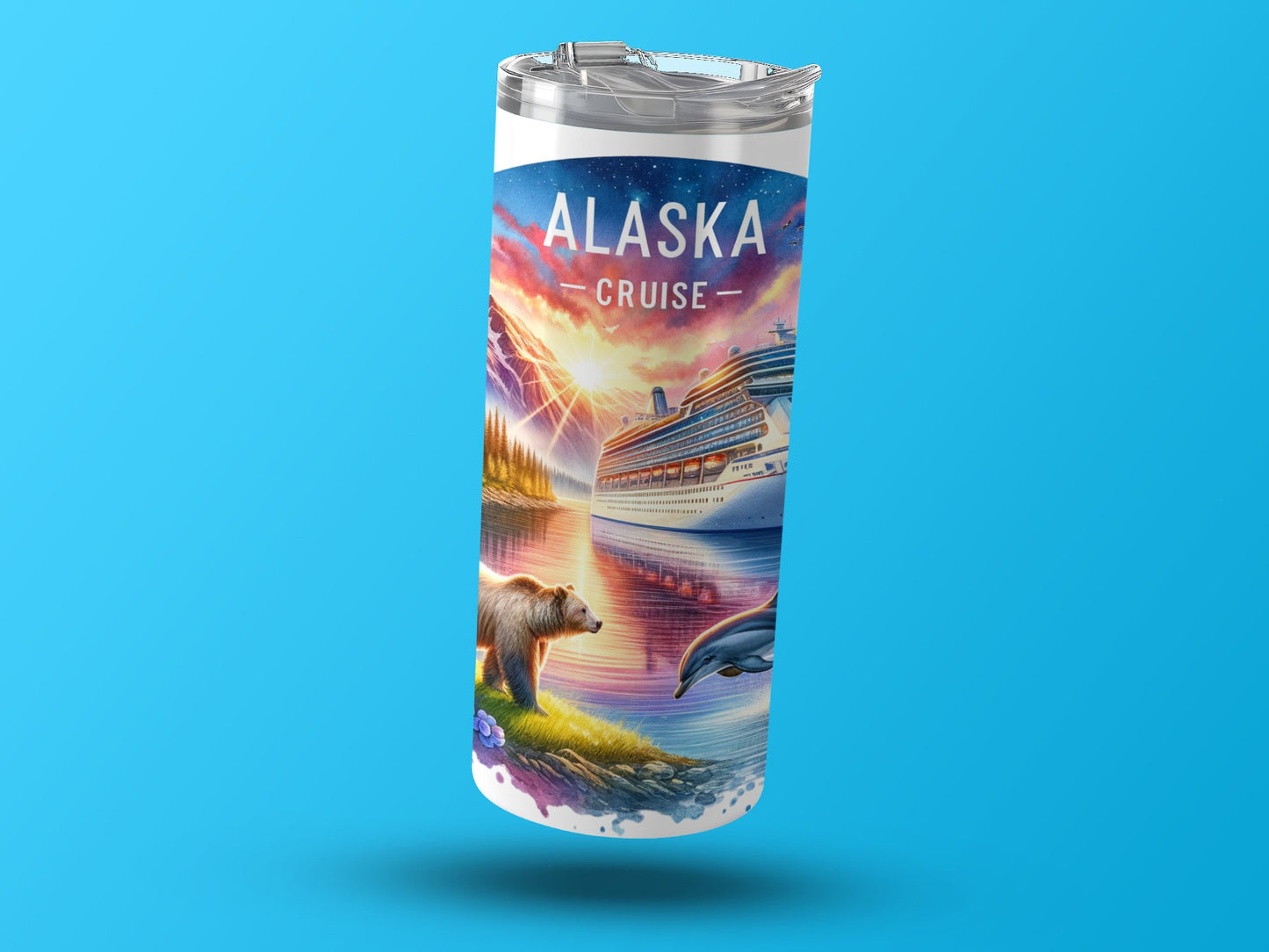 Alaska Cruise Design Insulated Travel Tumbler product type