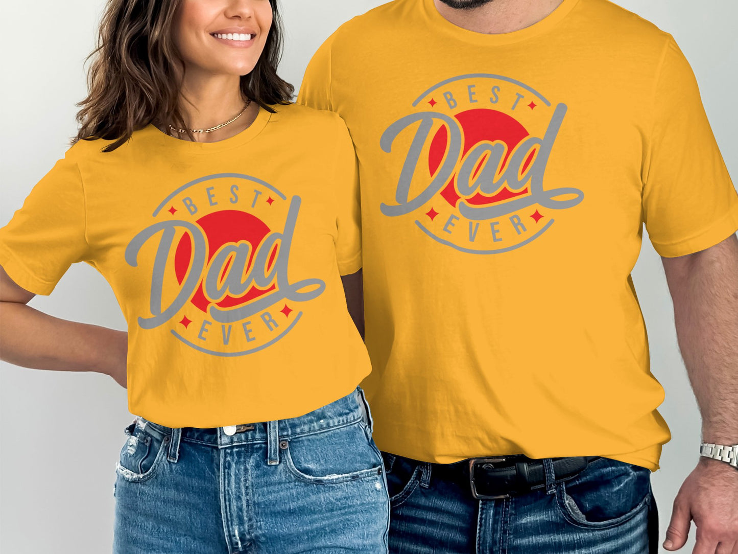 Best Dad Ever Graphic Couple Matching Shirt product