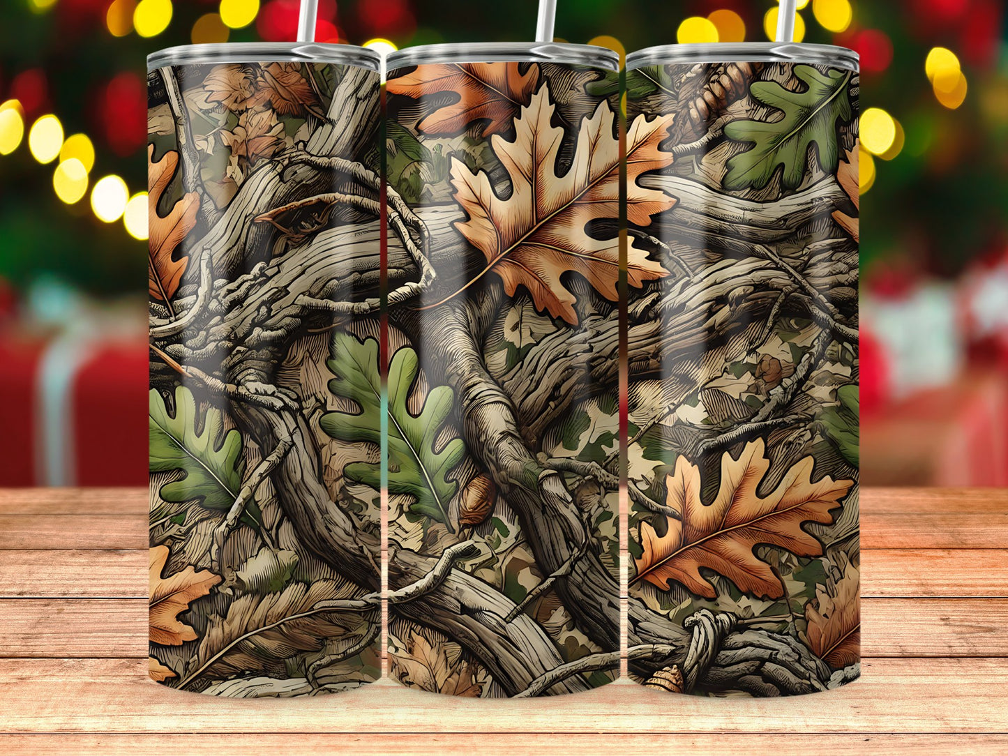 Nature Inspired Forest Patterned Tumbler Product