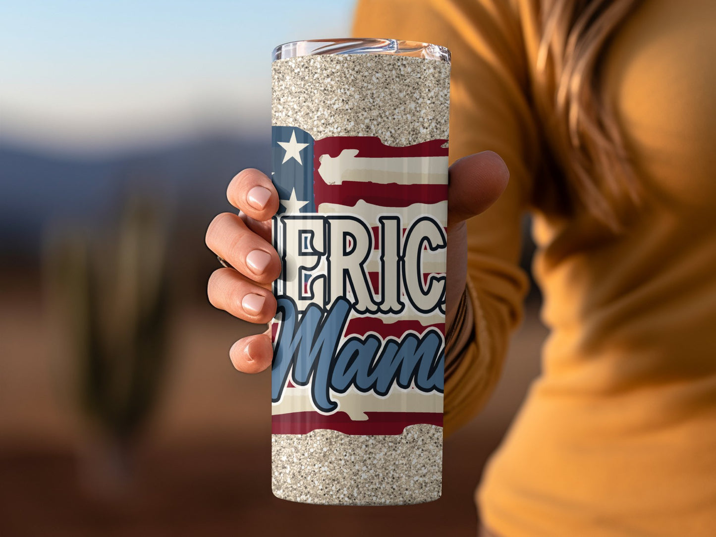 Patriotic American Mama (4th July Tumblers) 8371615