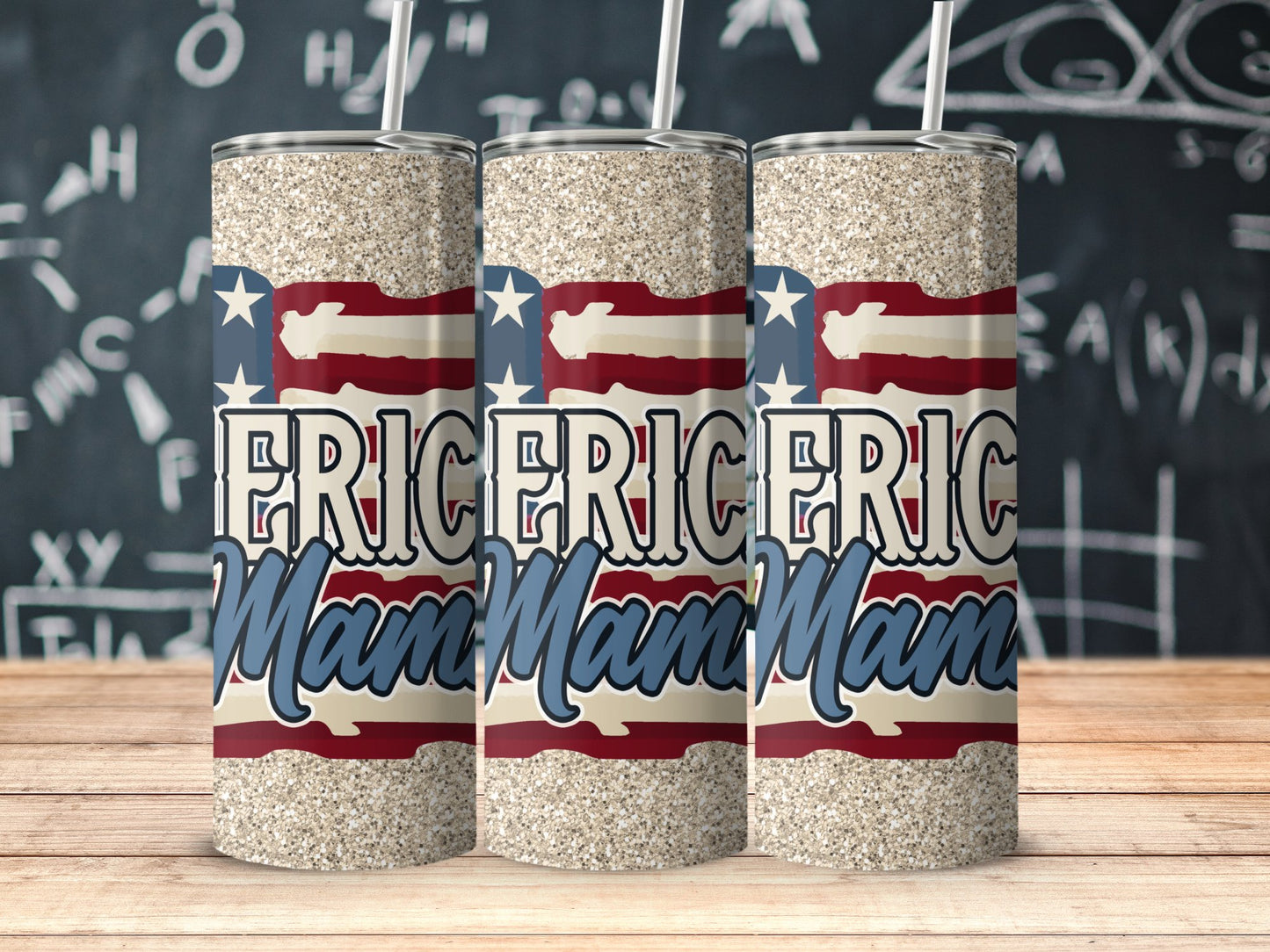 Patriotic American Mama (4th July Tumblers) 8371615