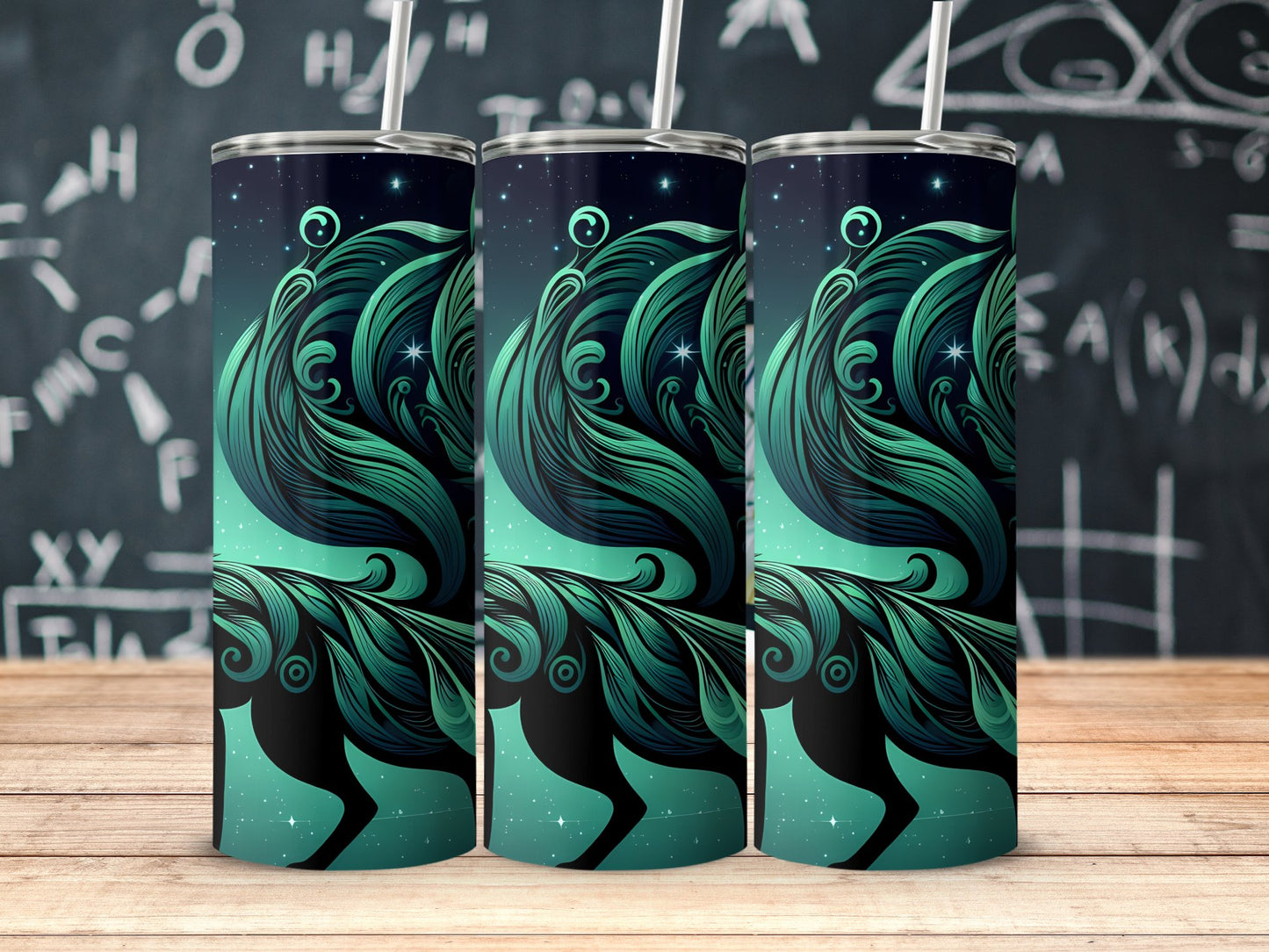 Gorgeous Stylized Horse Design Tumbler product type