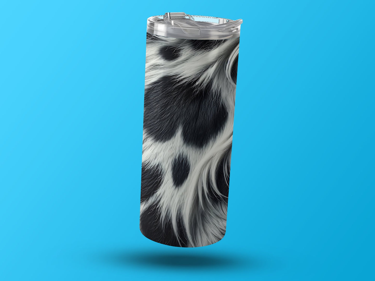 Black and White Fur Patterned Tumbler product
