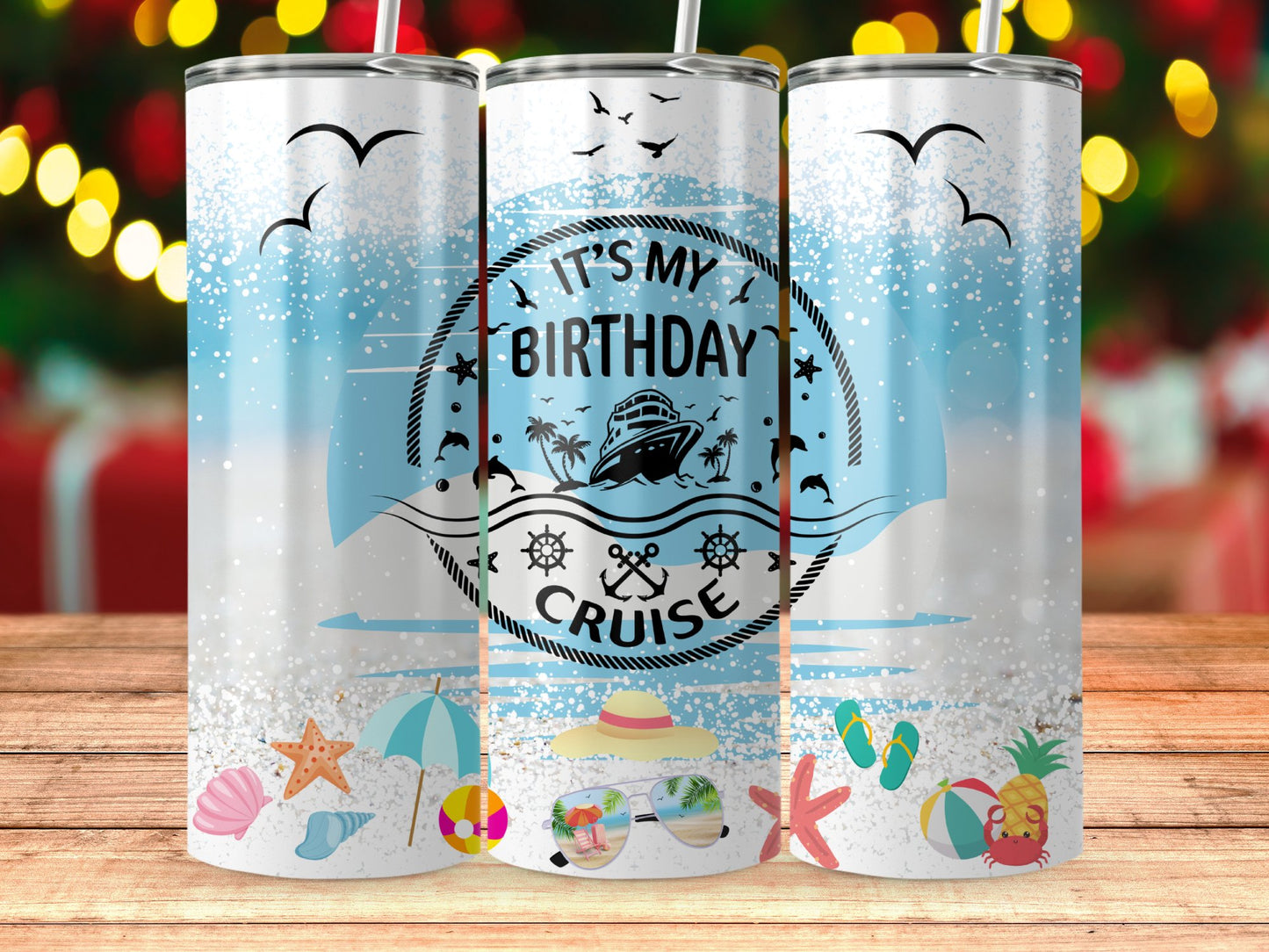 It's My Birthday Cruise Summer Adventure Tumbler product type