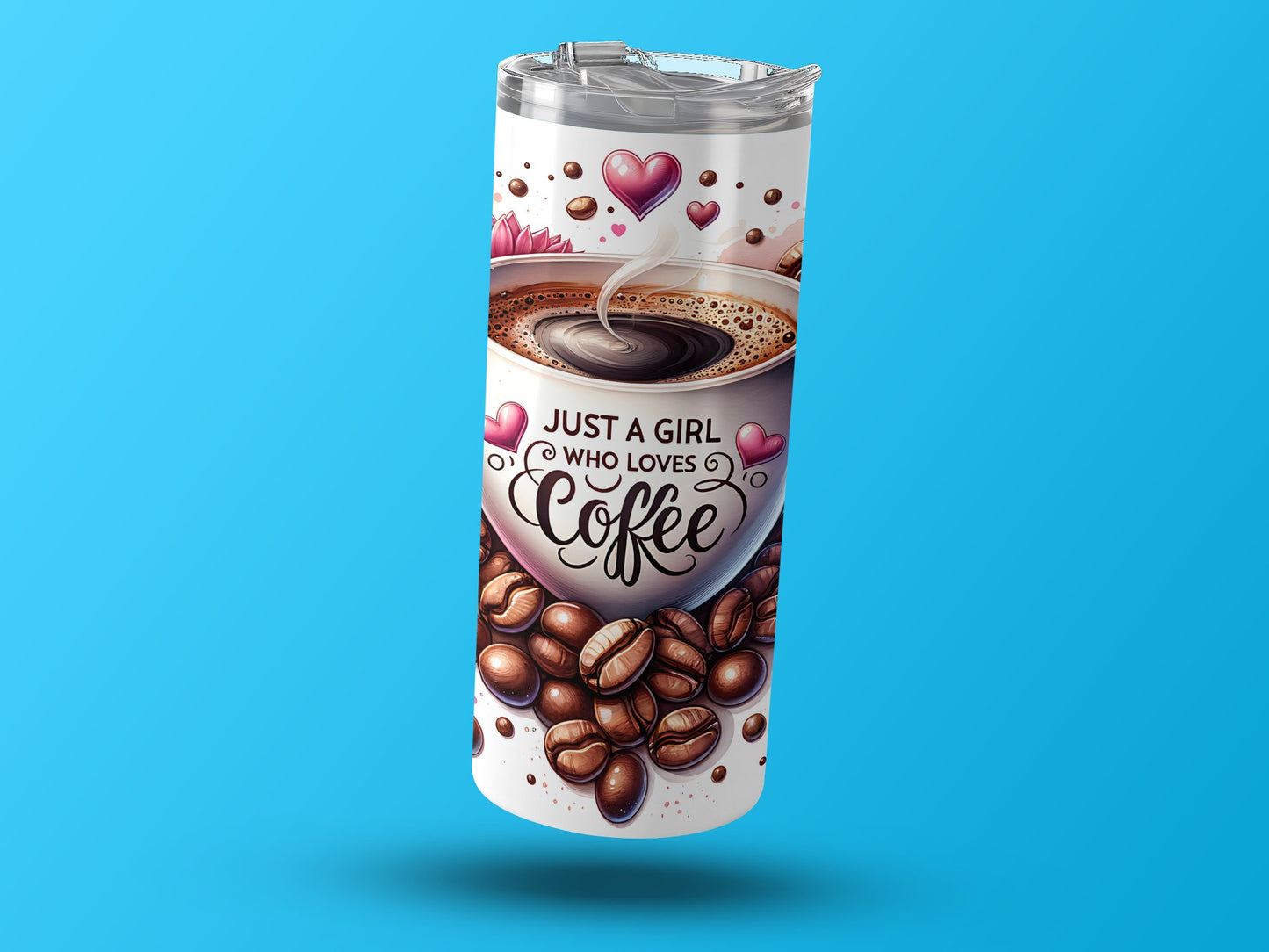 Just A Girl Who Loves Coffee Tumbler Product