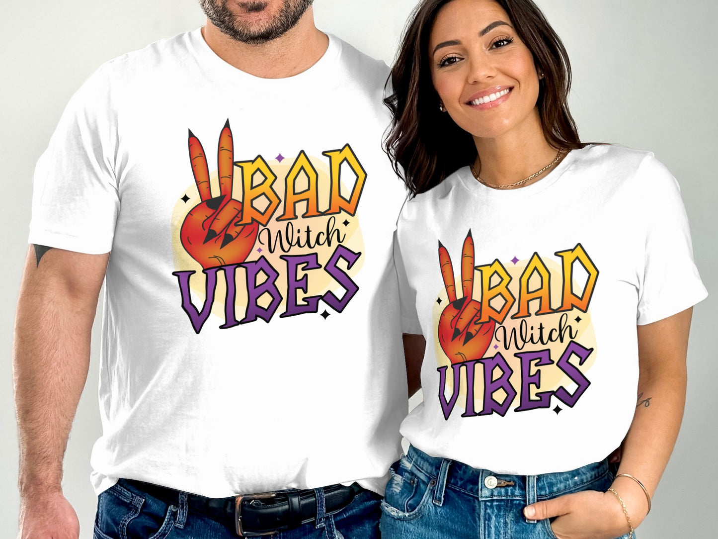 Bad Witch Vibes Graphic Tee Halloween Matching product