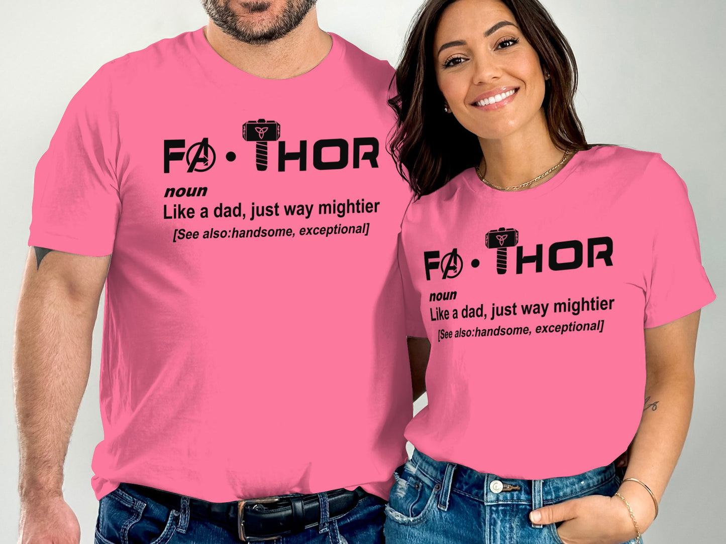 FATHOR Like a Dad Just Way Mightier T-shirt product