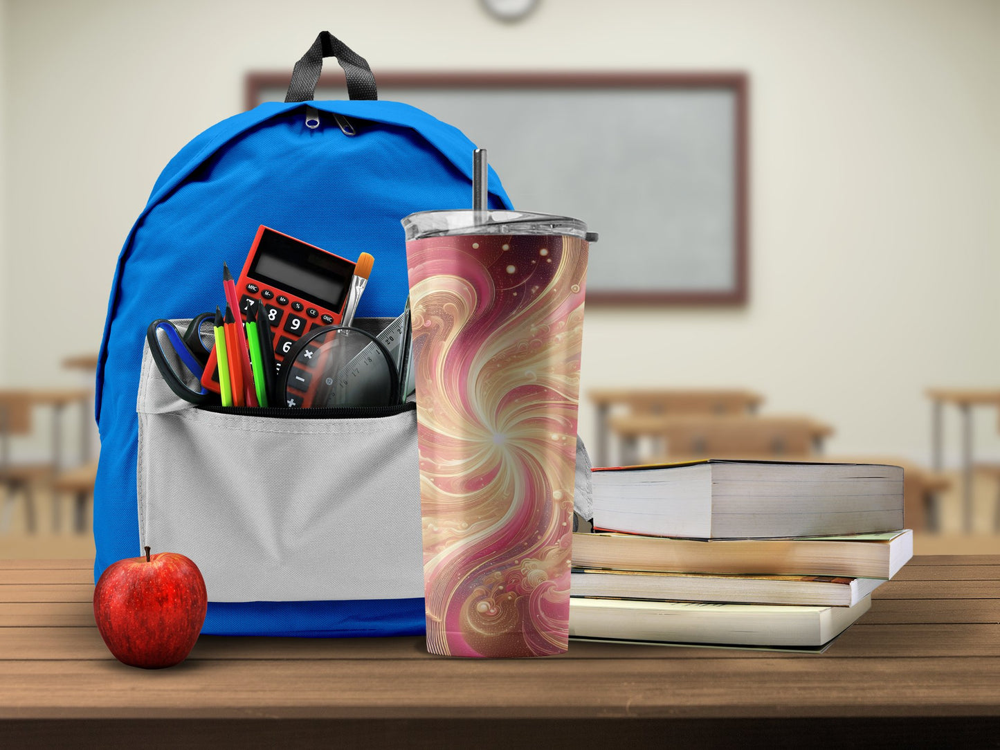 Swirl Design Insulated Tumbler for Drinkware Product