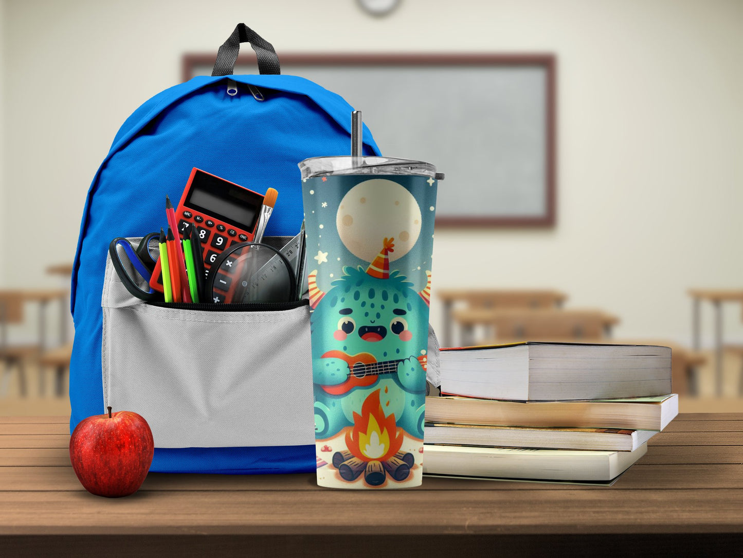 Adorable Bear School Themed Insulated Tumbler product