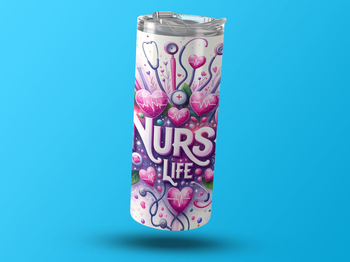 Nurse Life Colorful Art Design Tumbler product
