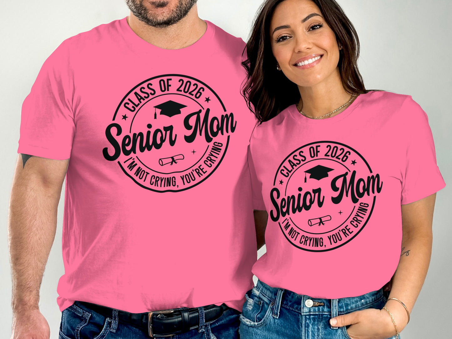 Class of 2026 Senior Mom Graduation T-Shirt product type