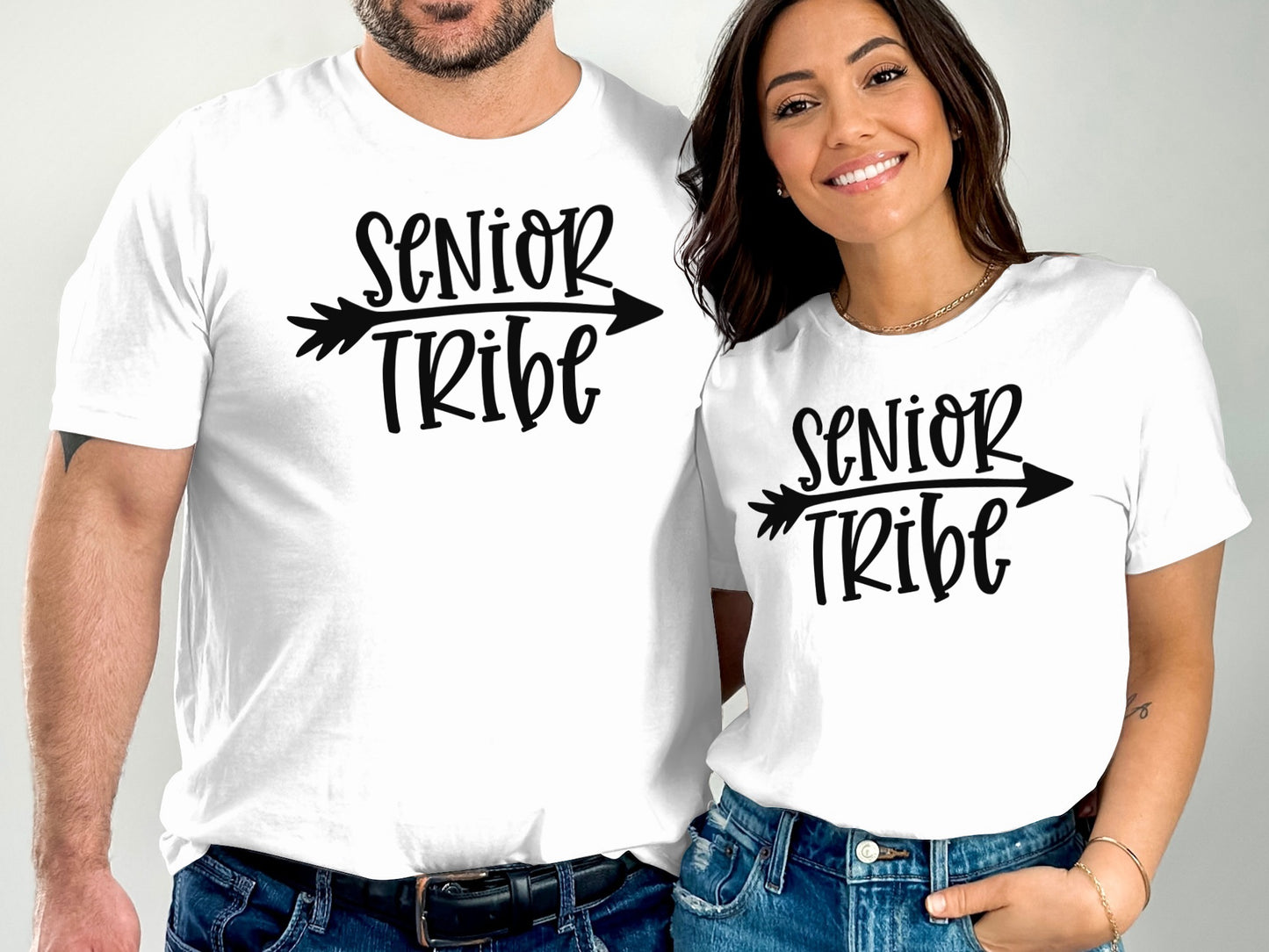 Senior Tribe Matching Couple T-Shirts product type