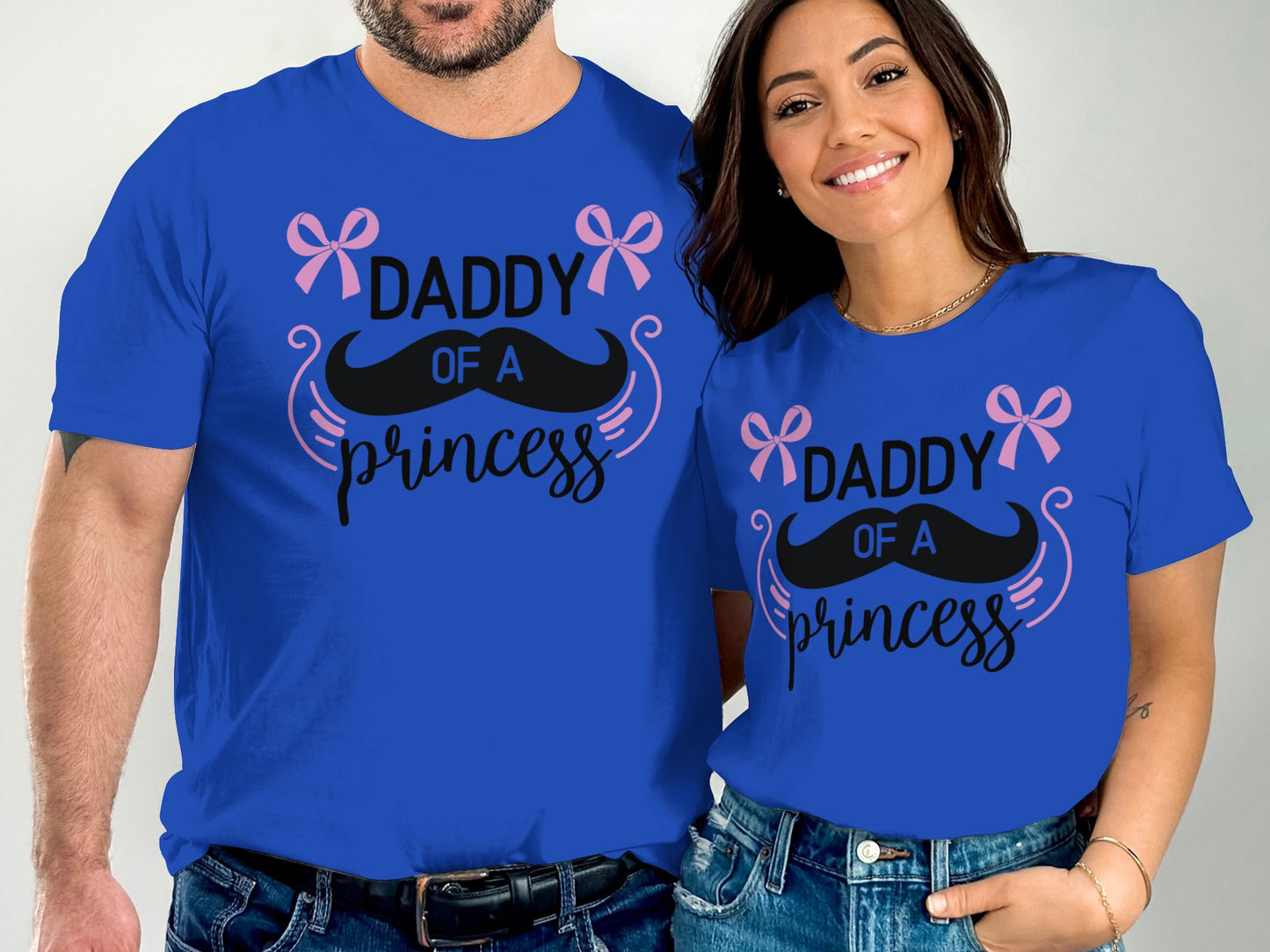 Daddy of a Princess Matching Couple T-Shirt product