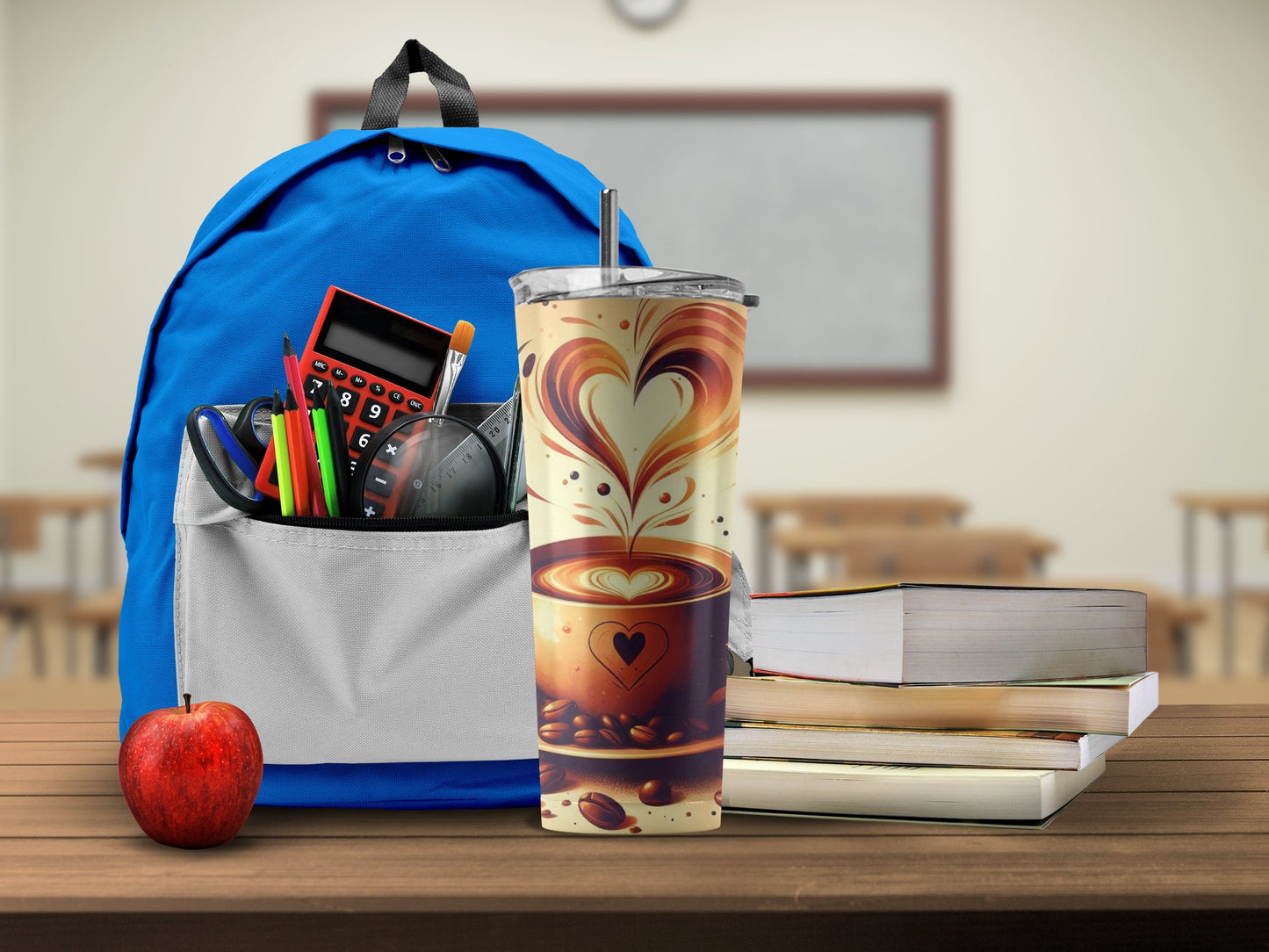 Coffee Art Insulated Tumbler for Beverage Product